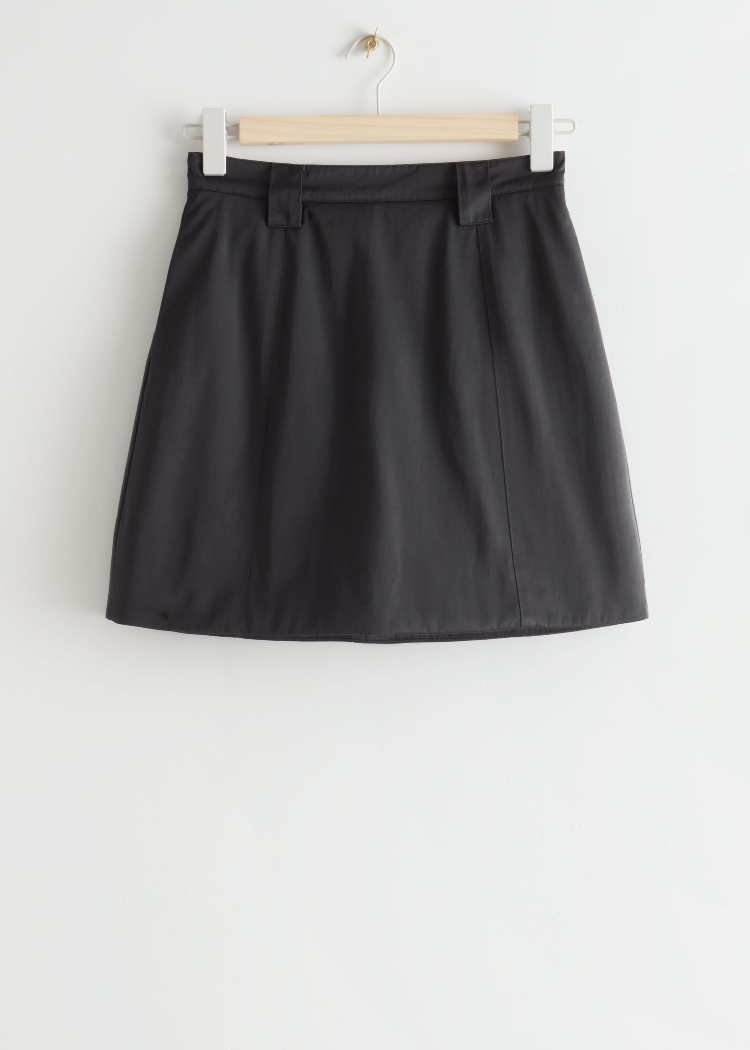 Padded Mini Skirt - Black - Still Life