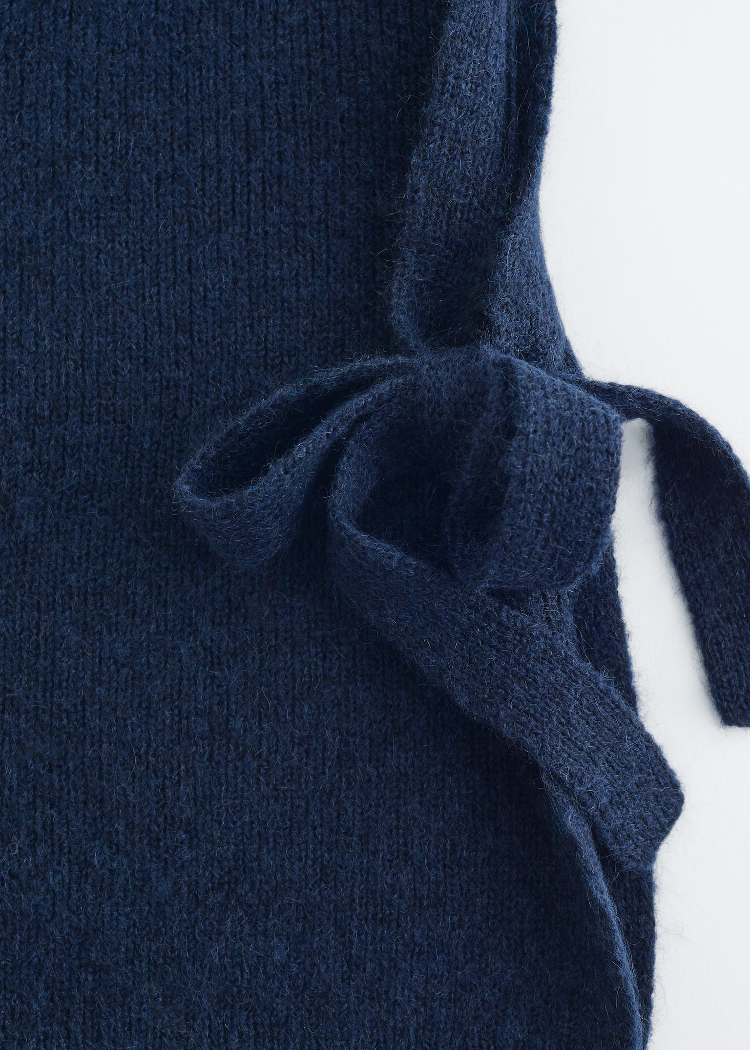 Wełniany kołnierz - Granatowy/Ciemnobrązowy/Mole/Czerwony - 3