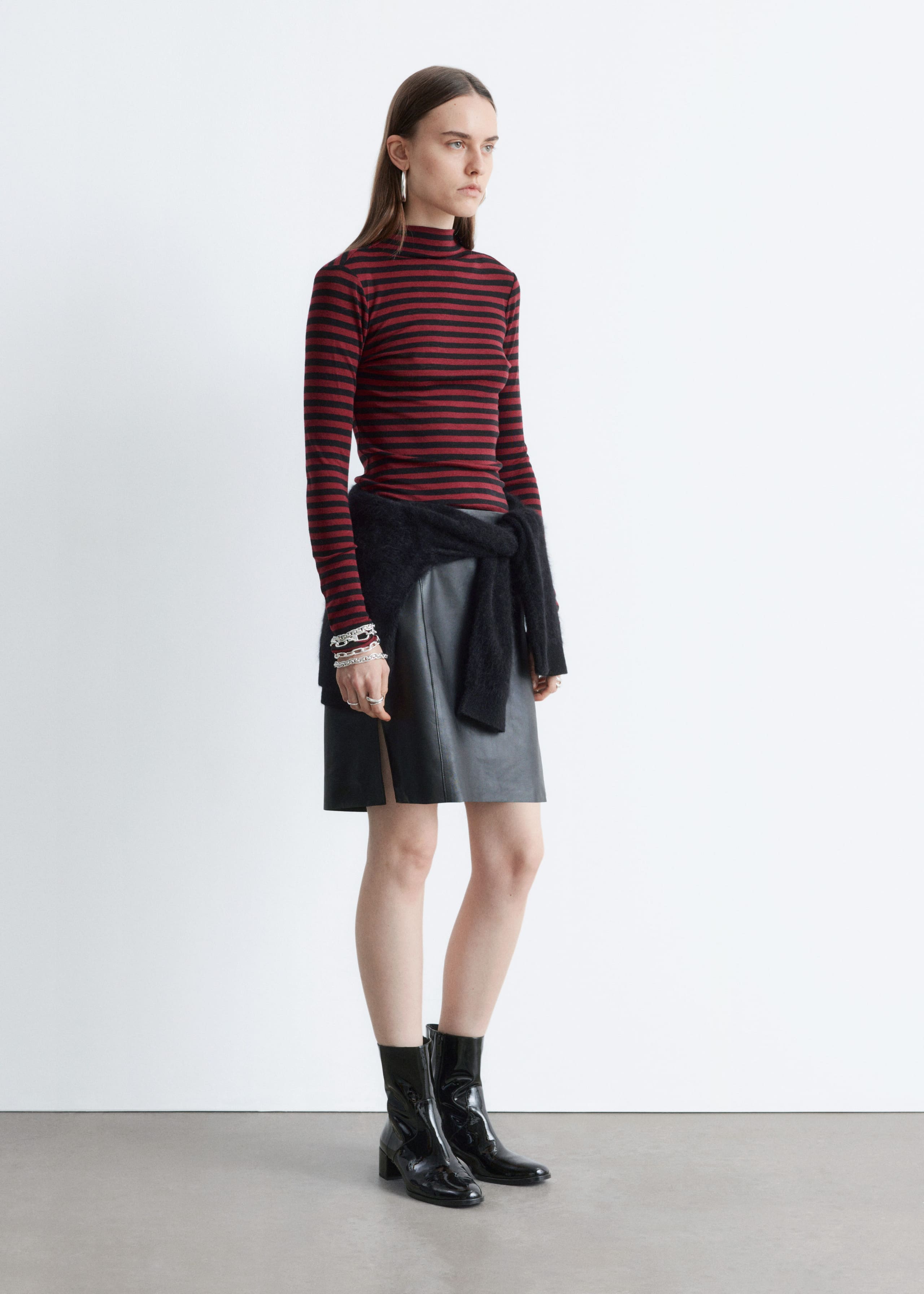 Image of Mock-Neck Top