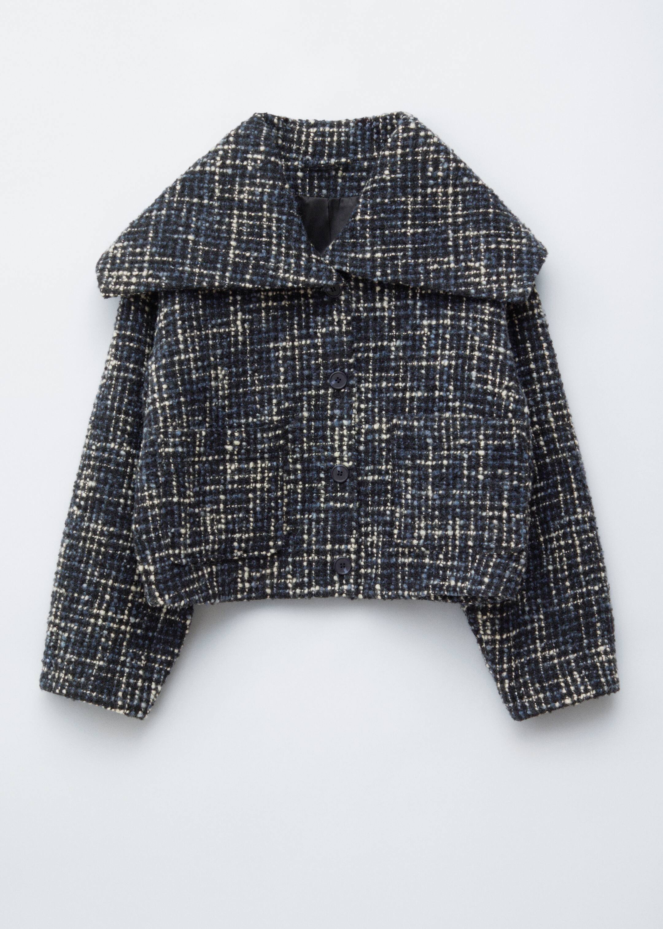 Agrandir l'image: Veste courte en laine - Noir/bleu - FEMME | H&M CH 6