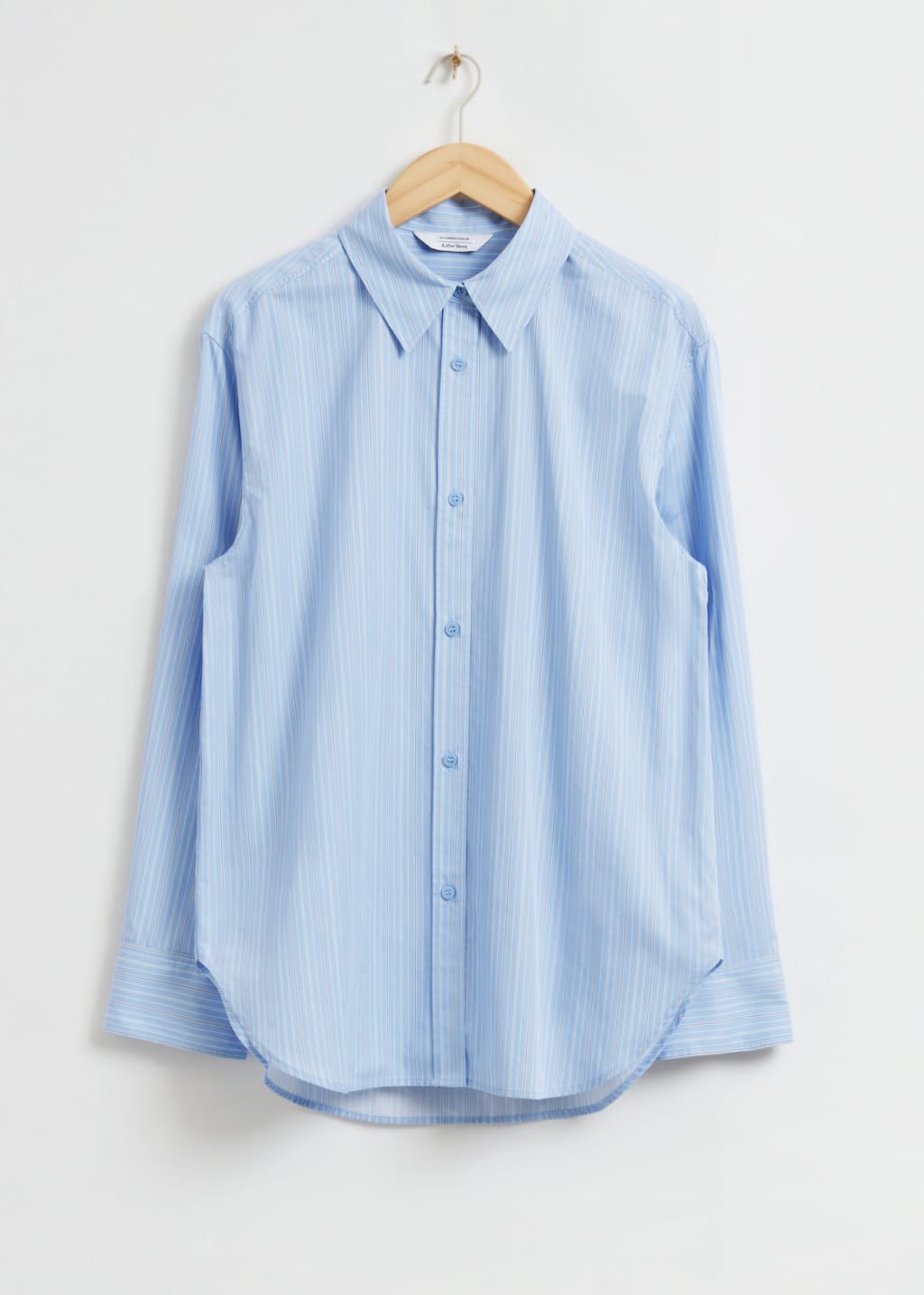 RelaxedFitShirt - Light Blue Striped - Natura morta