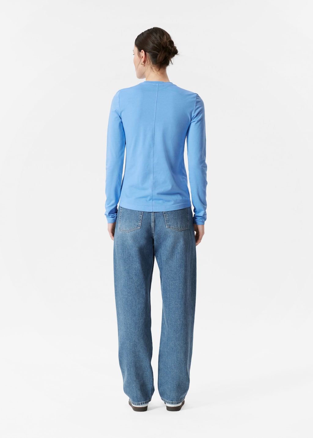 Haut ajusté à manches longues - Vert - Lookbook