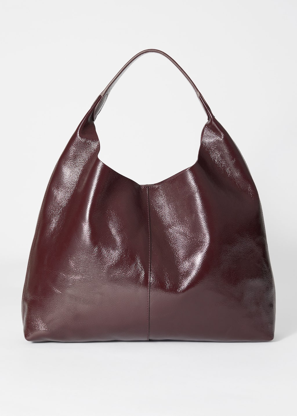 Bolso tipo tote grande de charol