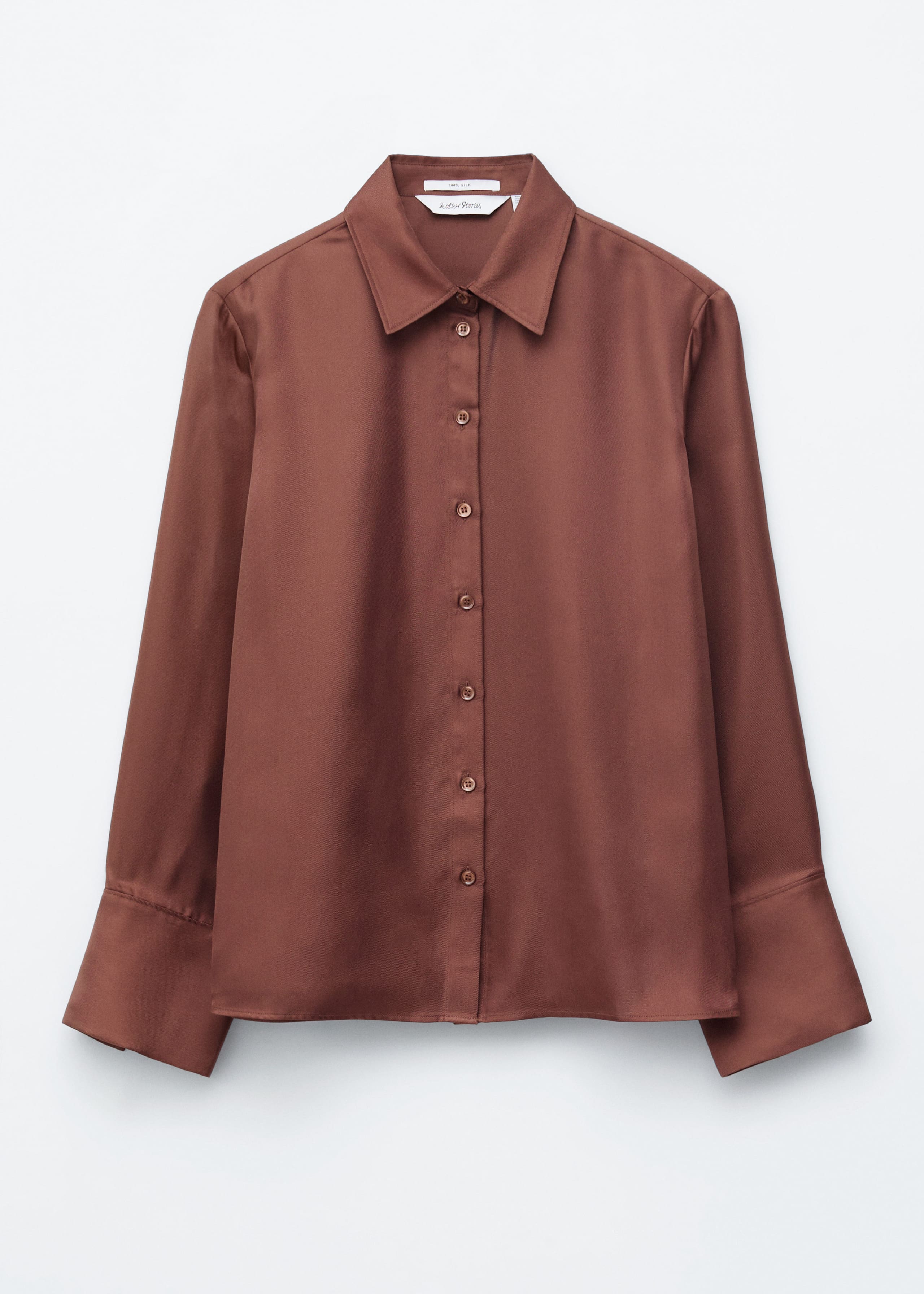 Image of Relaxed Silk Shirt