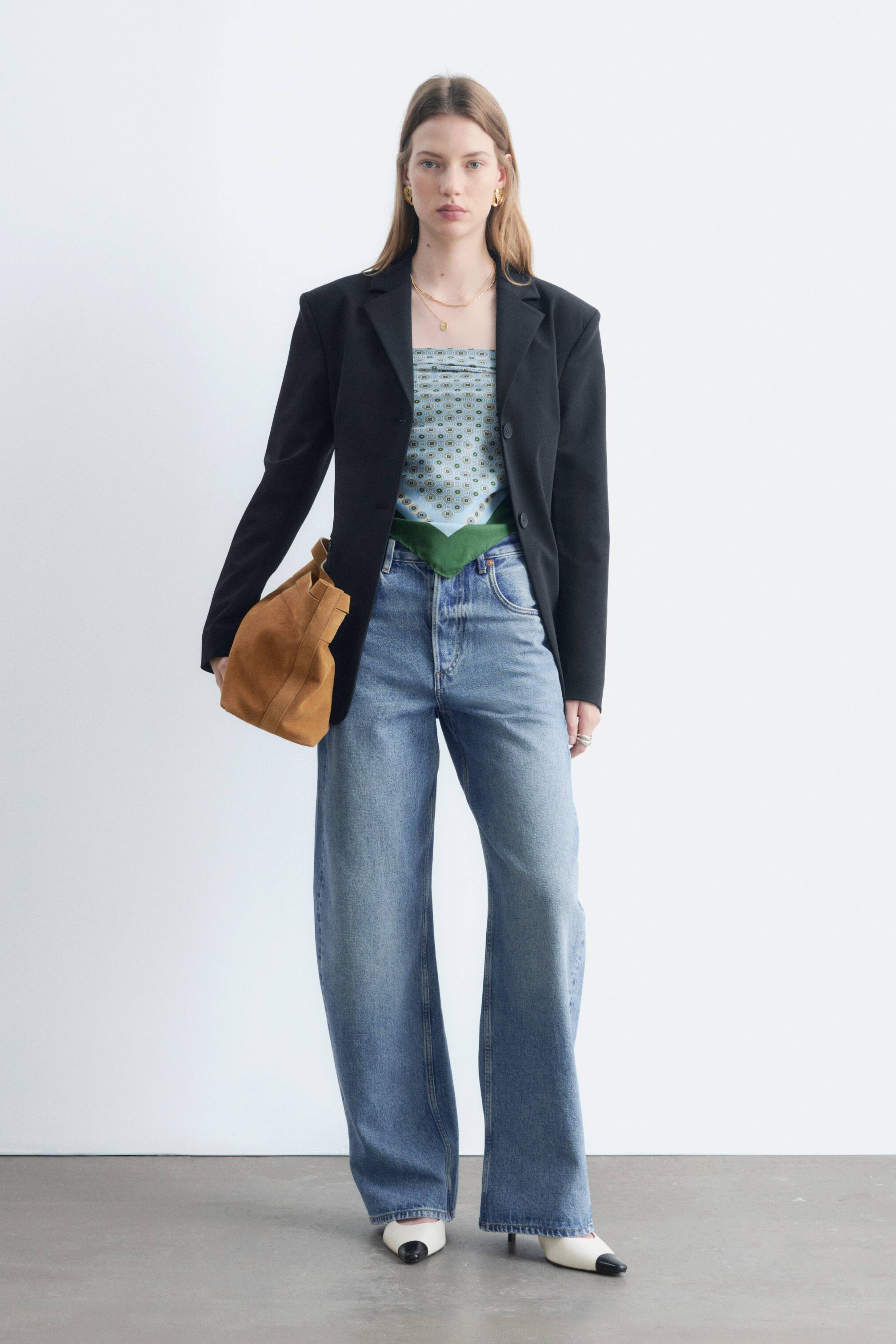 Visualizza immagine più grande: Jeans barrel - Blu medio - DONNA | H&M IT 1