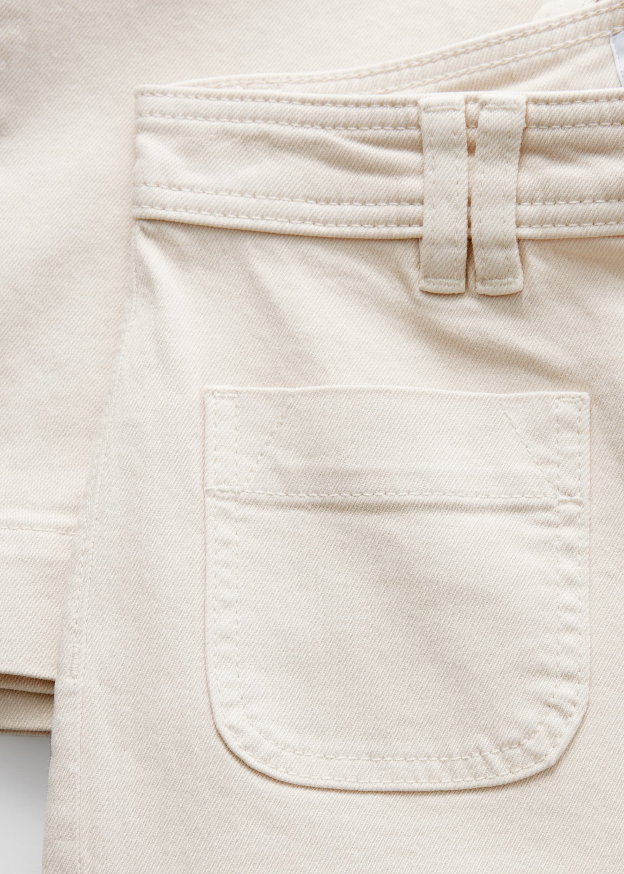 Ver imagen más grande: Vaqueros acampanados de cintura alta - Blanco - MUJER | H&M ES 3
