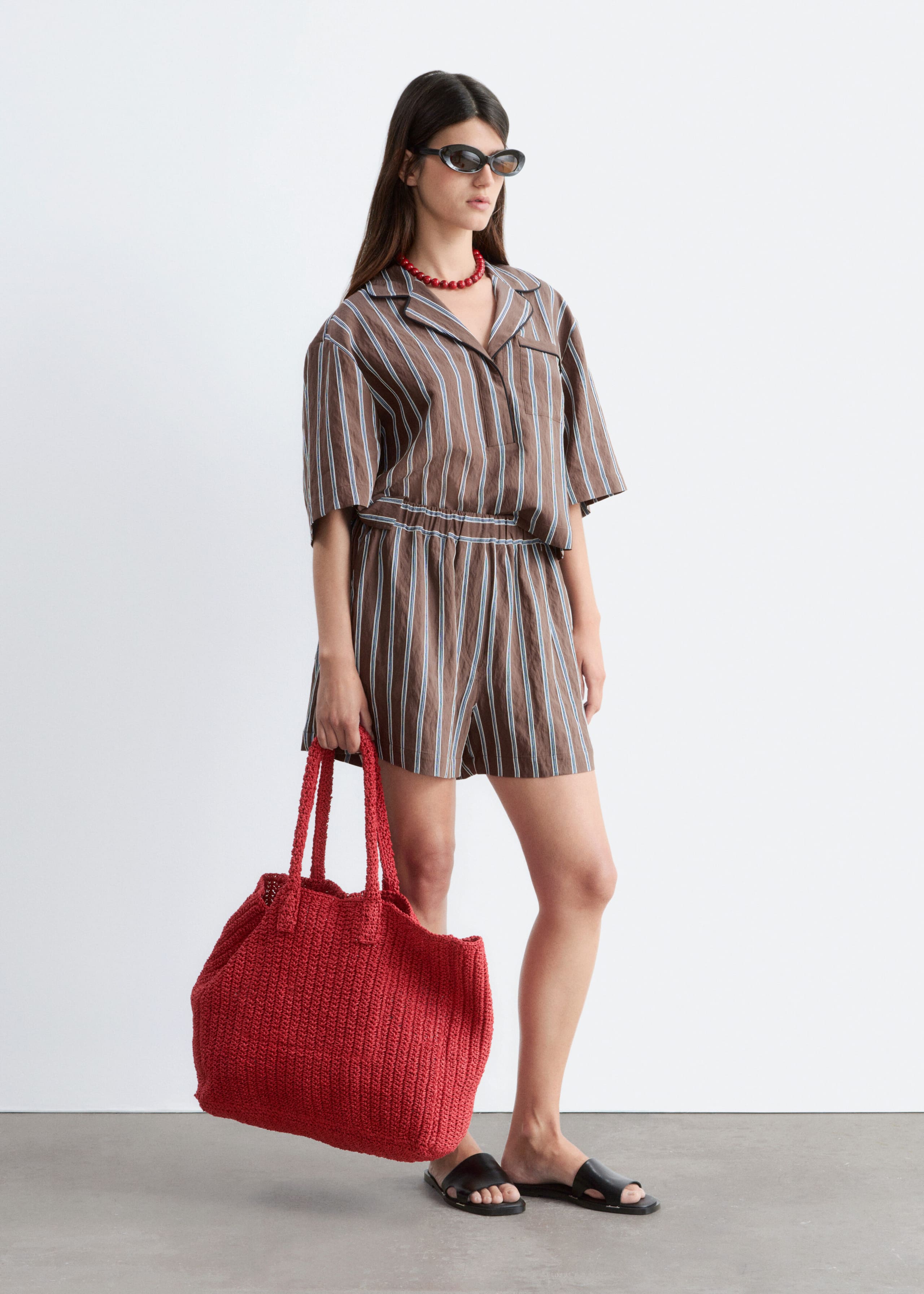 Image of Voluminous Boxer-Style Shorts