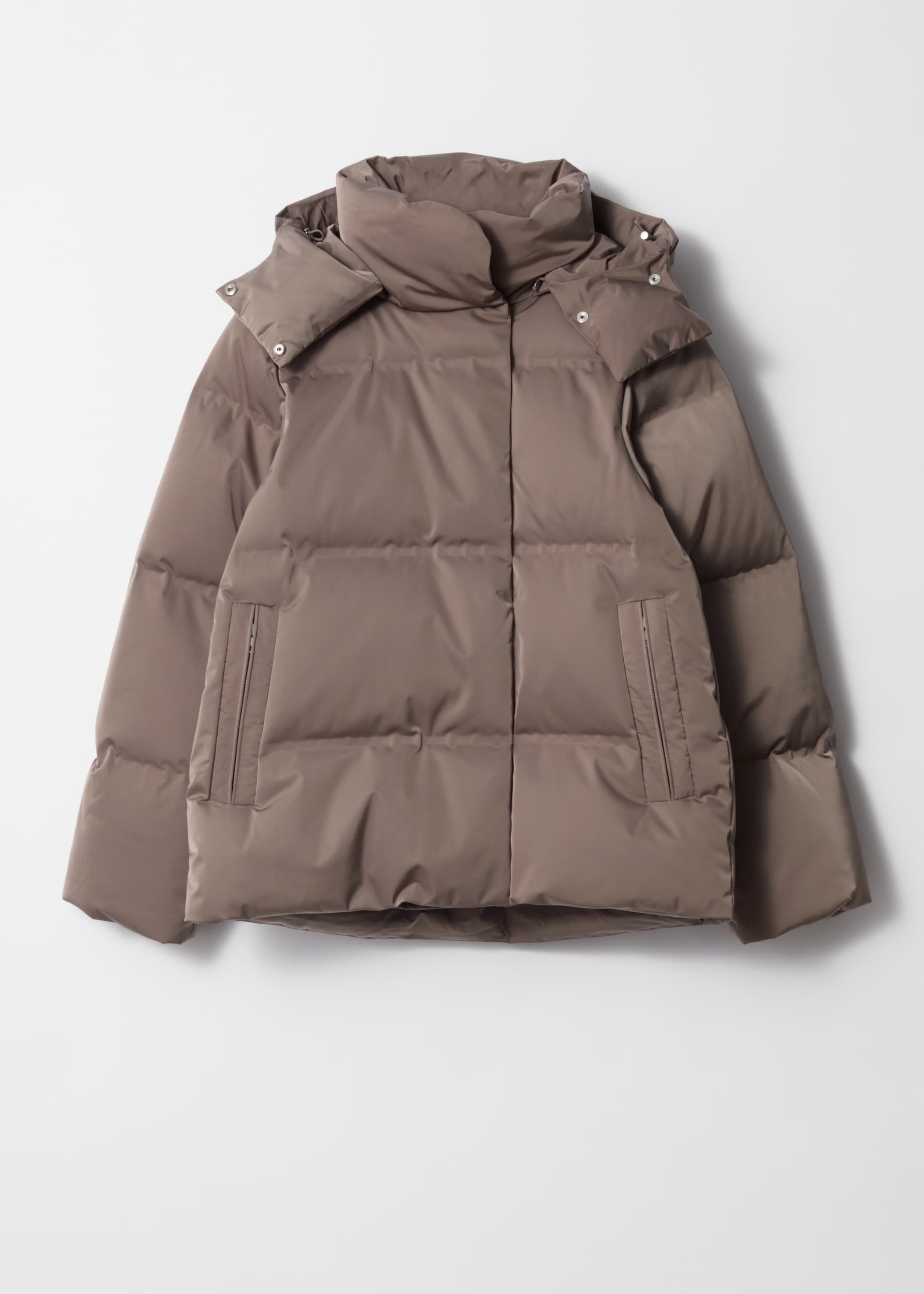 Grotere afbeelding bekijken: Gewatteerd donsjack - Bruin - DAMES | H&M NL 1
