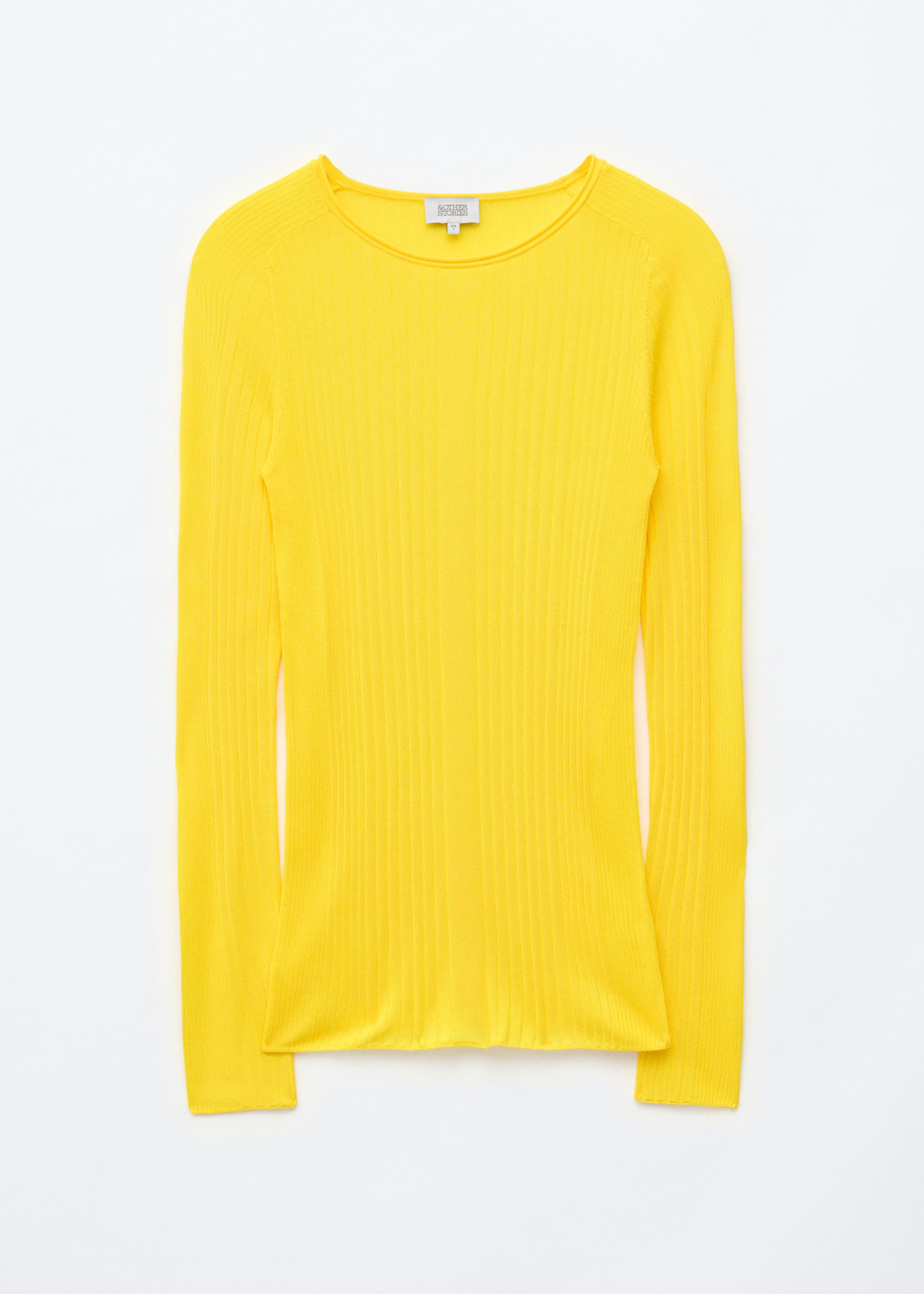 Ribbed Top - Yellow - Still Life