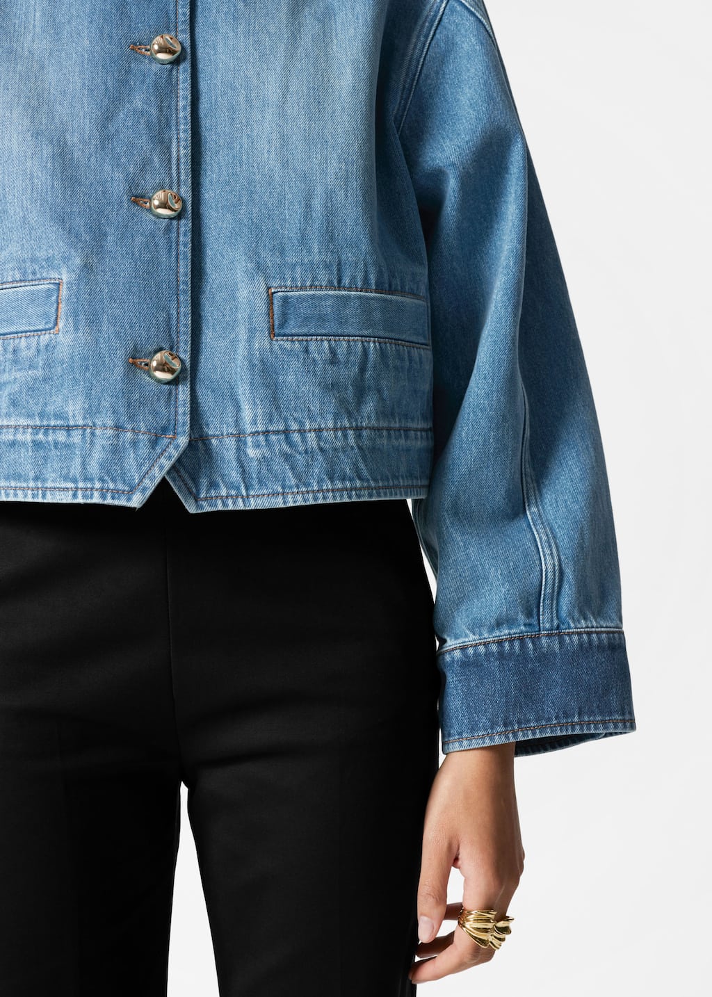 Image of Verkürzte Jeansjacke