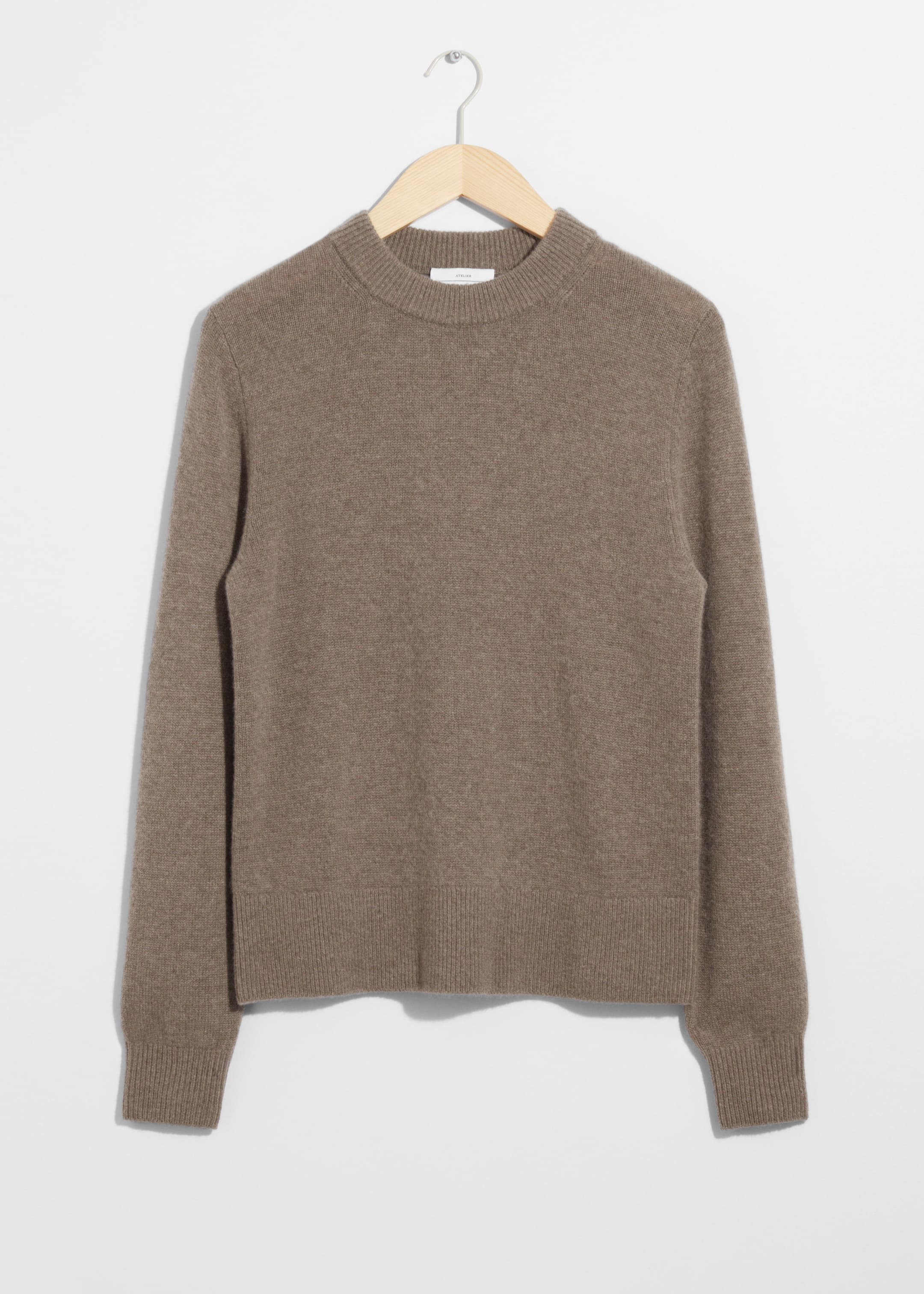 Größeres Bild ansehen: Kaschmirpullover - Graubraun - Ladies | H&M DE 1