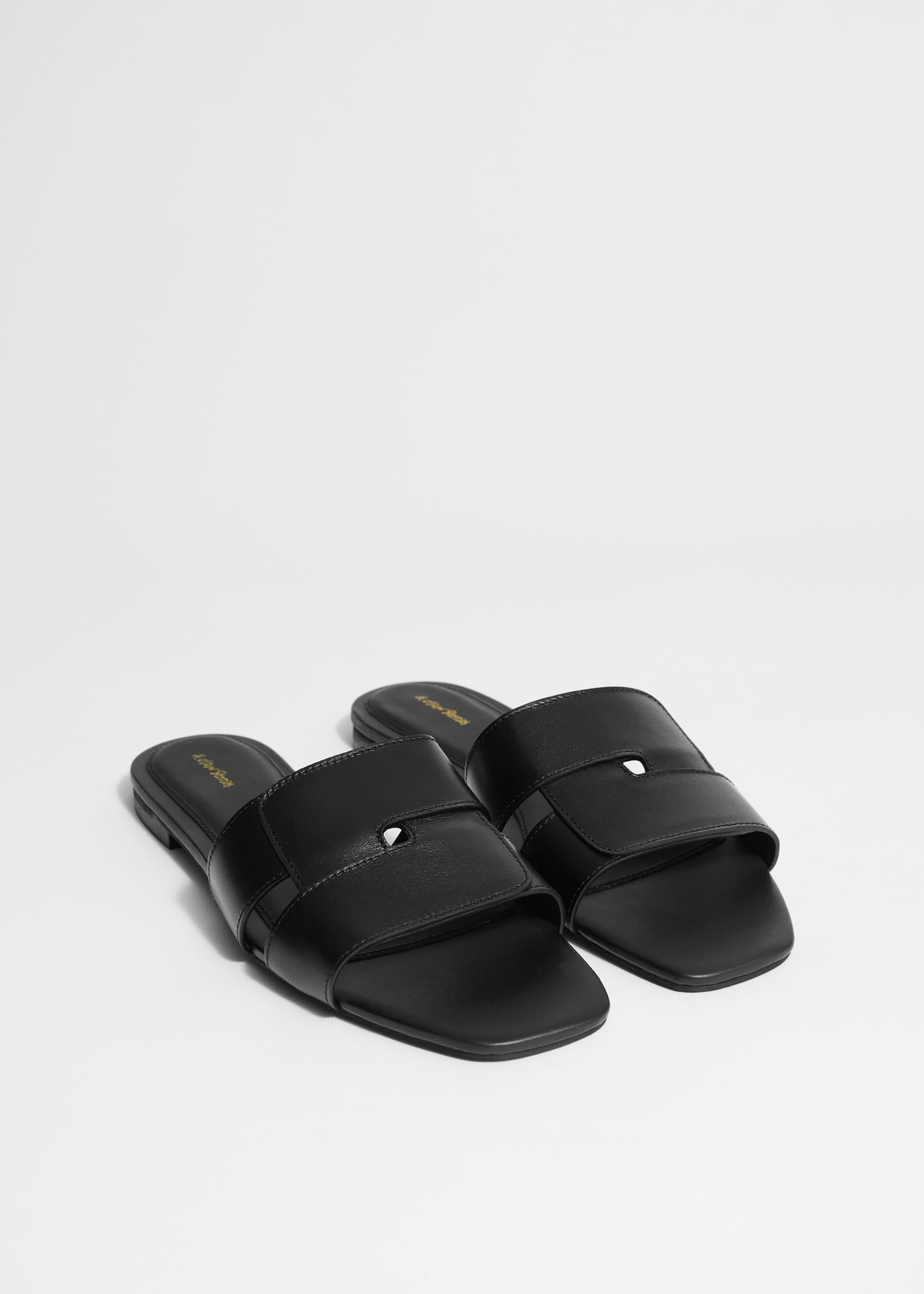 Größeres Bild ansehen: Pantoletten aus Leder - Schwarz - Ladies | H&M DE 2