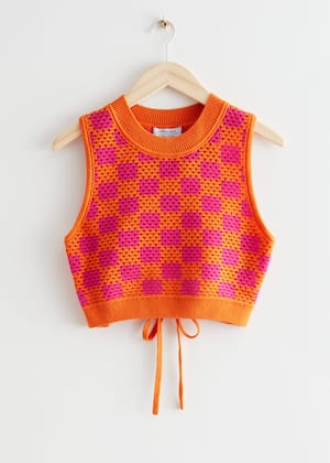 Pink/Orange Checks