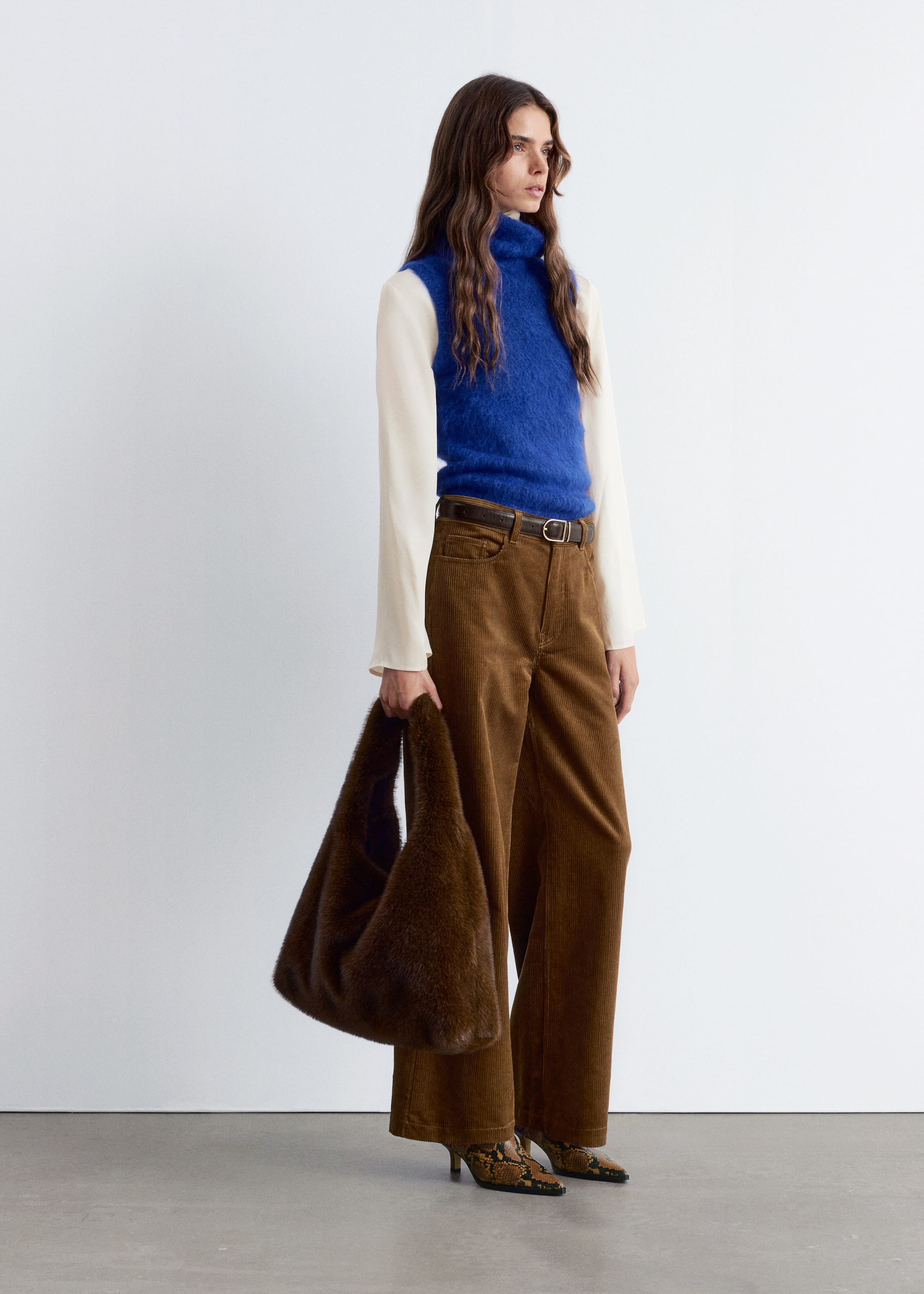 Image of Brushed Mohair-Blend Tank Top