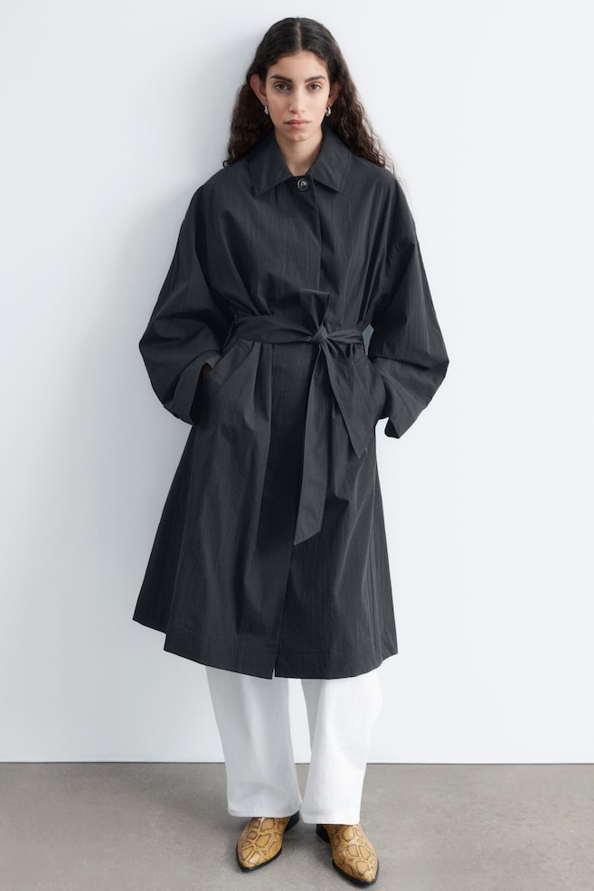 Skórzane sztyblety ze spiczastymi noskami - Beżowy/Wzór skóry węża/Czarny - 2