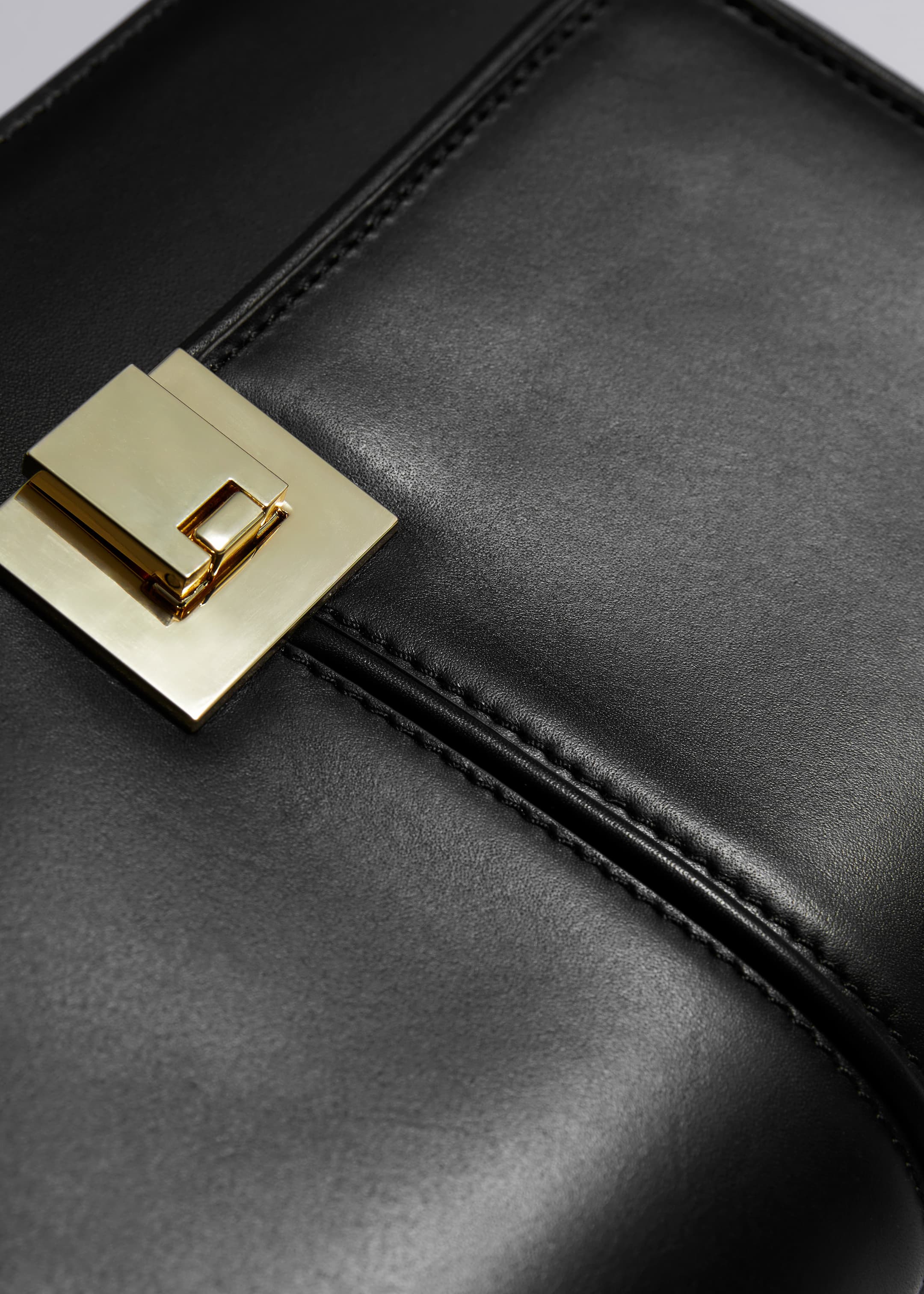 Größeres Bild ansehen: Klassische Schultertasche aus Leder - Schwarz - Ladies | H&M DE 3