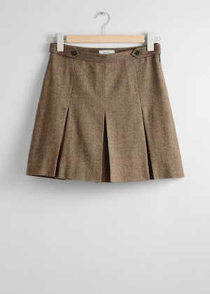 Brown Herringbone