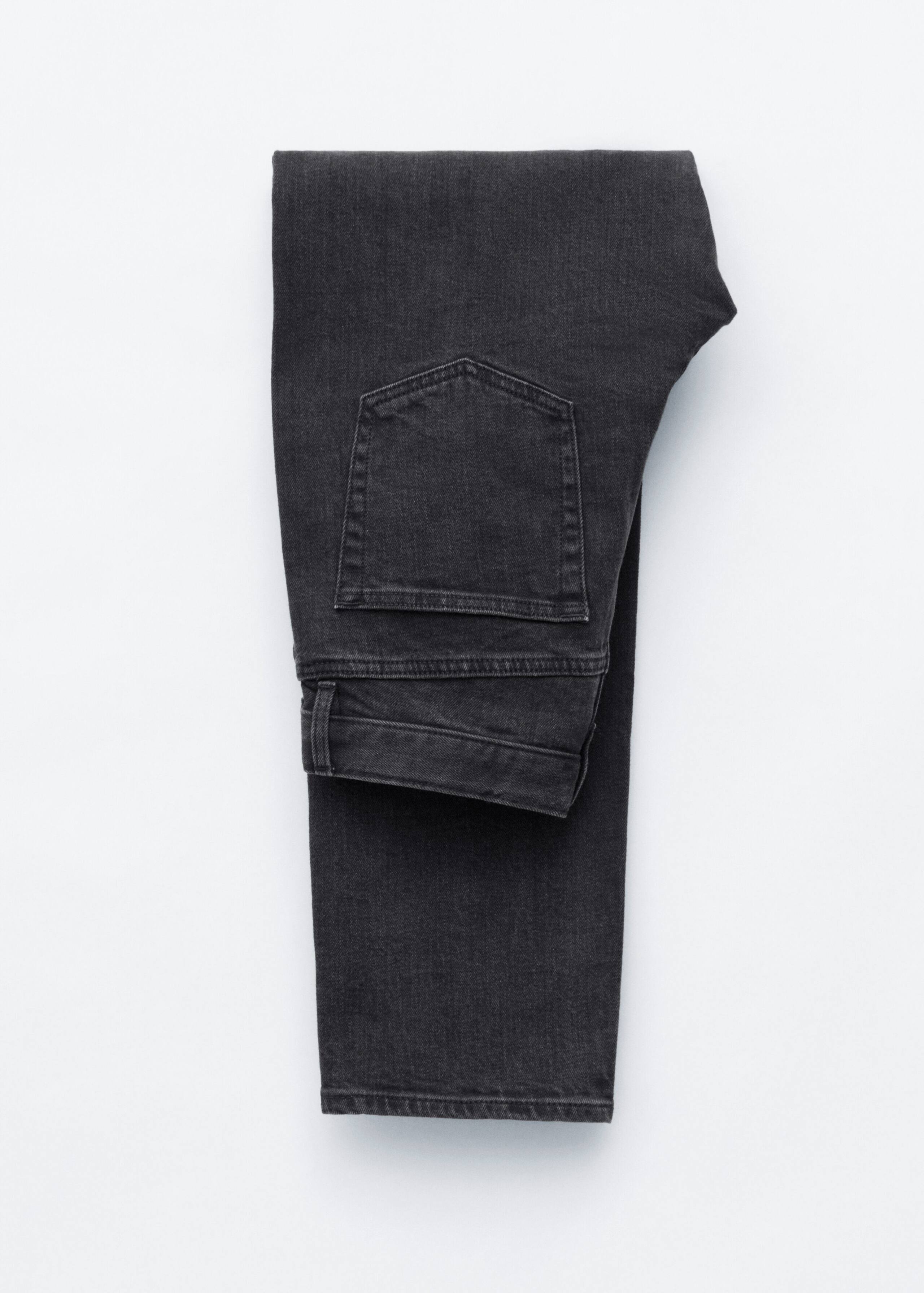 Cropped Slim-Leg Jeans - Worn Black - Still Life