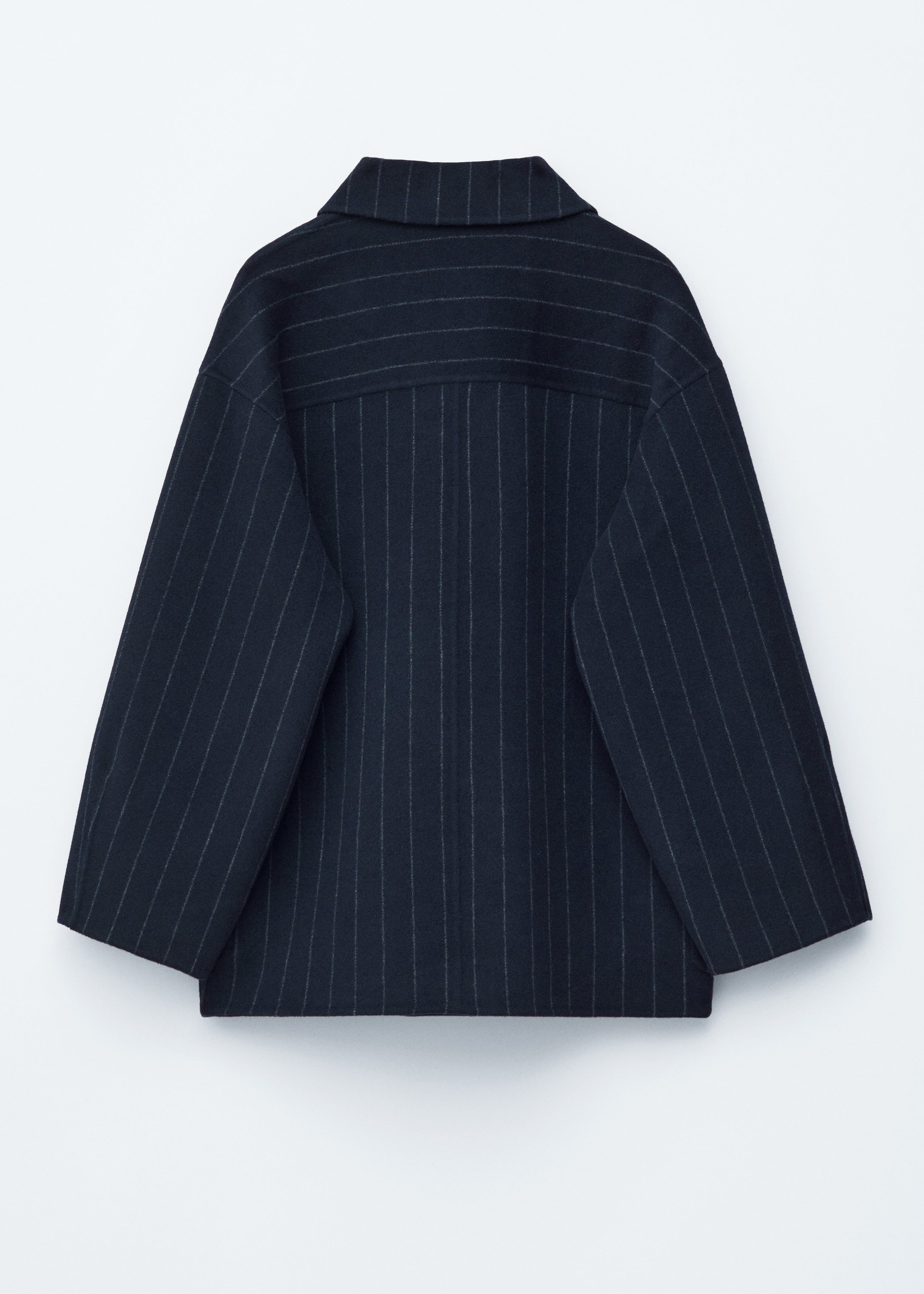 ジャケット・アウター raughlow cocoon tweed jaket(navy) raughlow cocoon tweed jaket(navy)