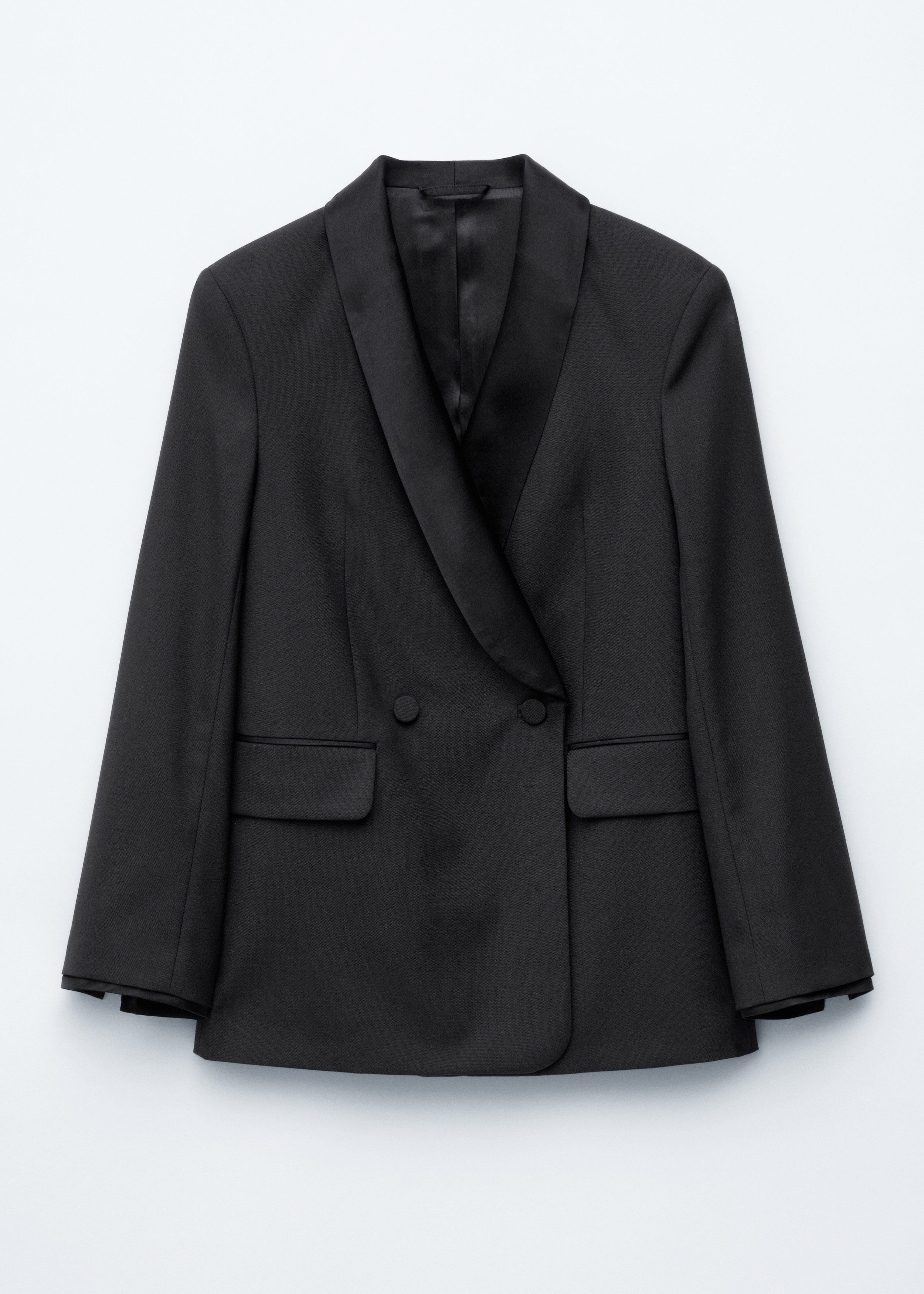 Double-Breasted Wool Blazer