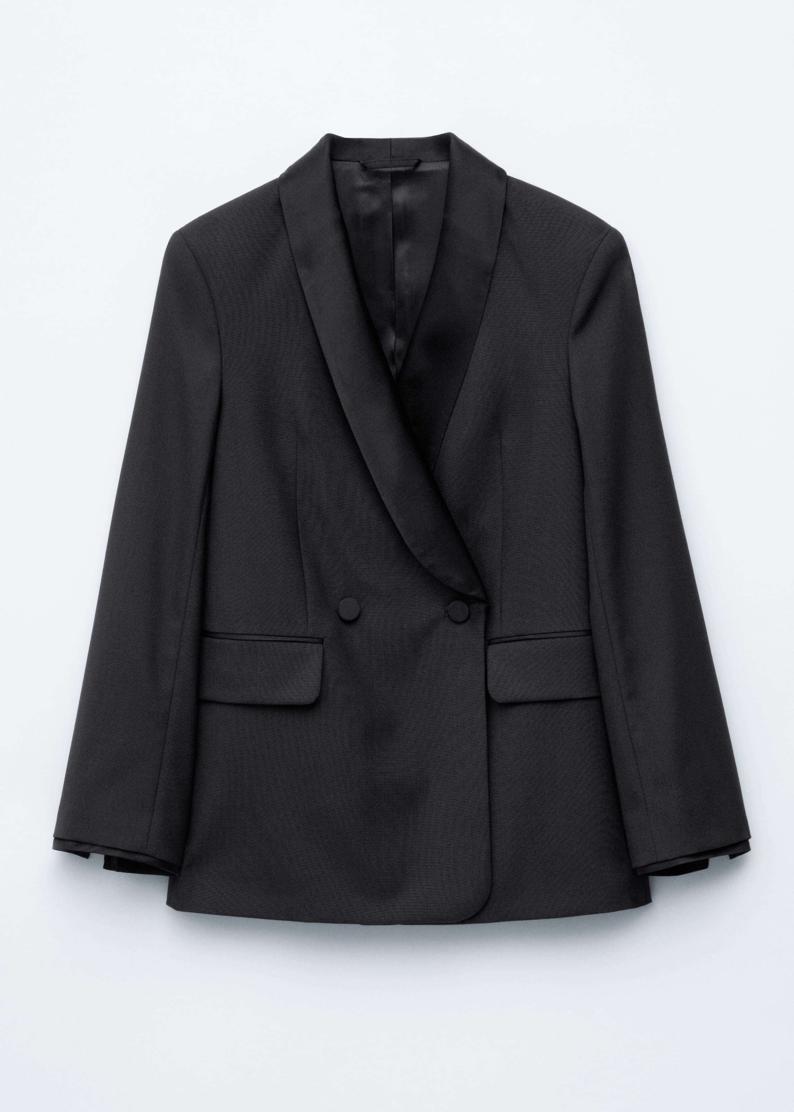 Image of Double-Breasted Wool Blazer