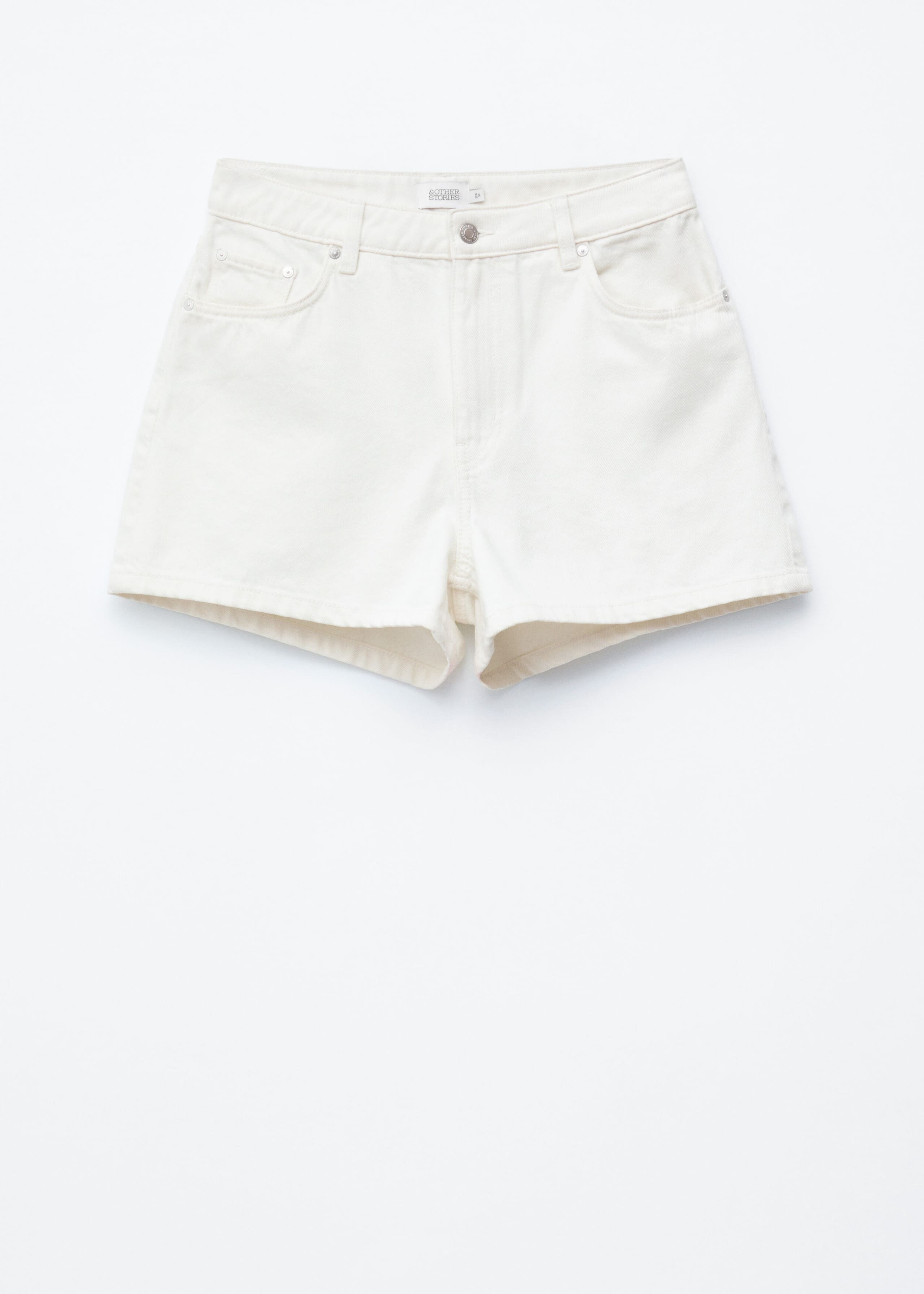 Image of Relaxed Denim Shorts