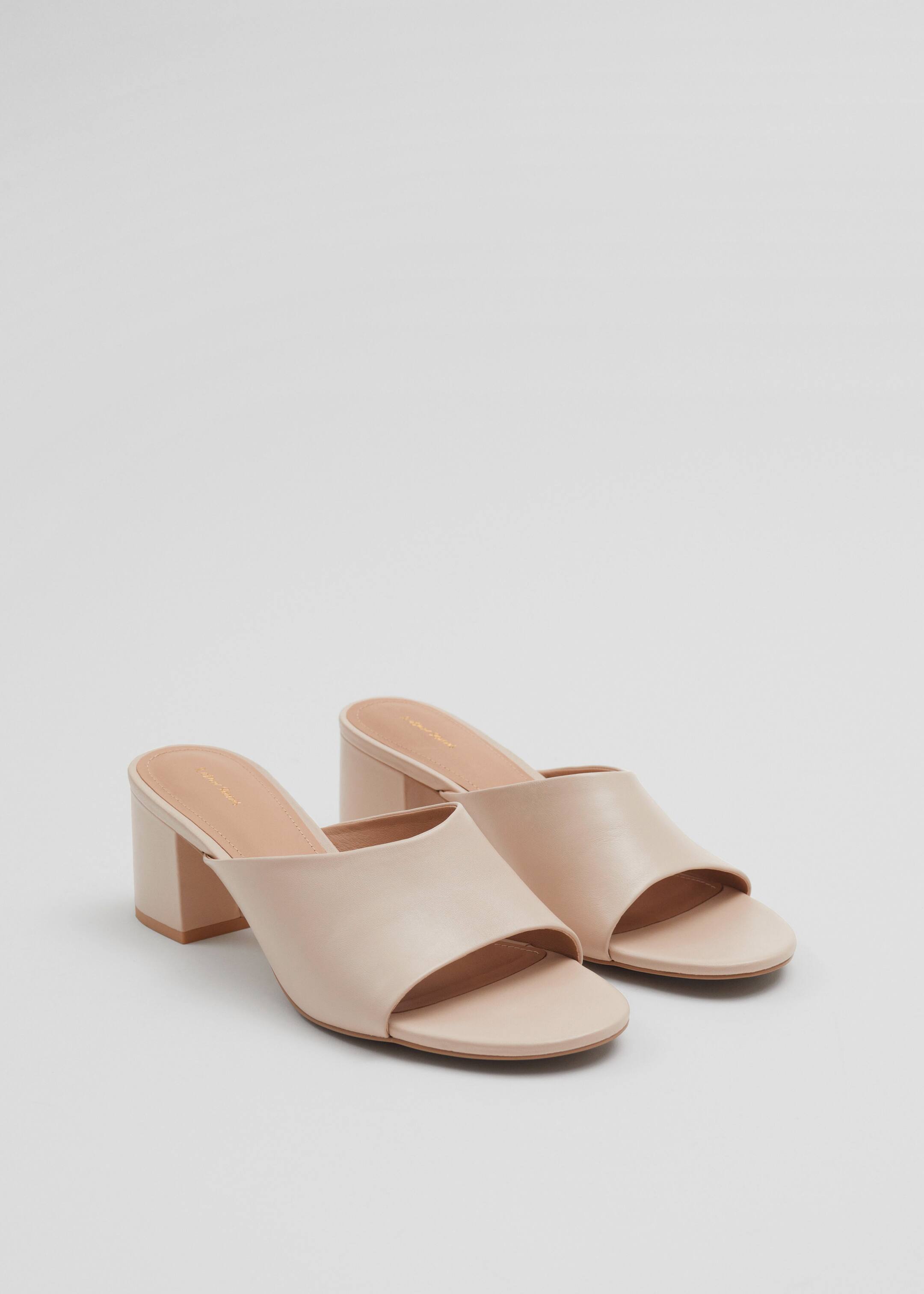 View larger image: Classic Leather Mules - Beige - Ladies | H&M GB 2