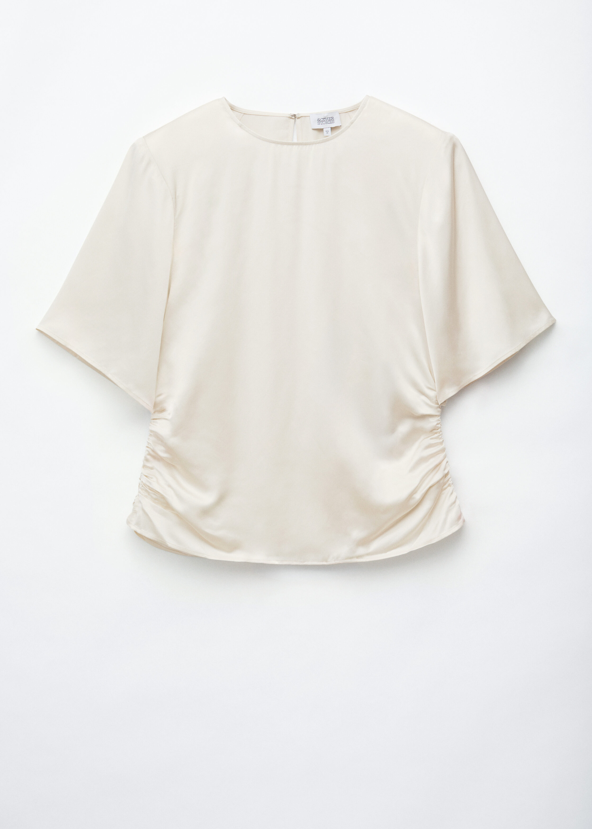 Pleated Boatneck Blouse - Lilac - Blouses | & Other Stories US