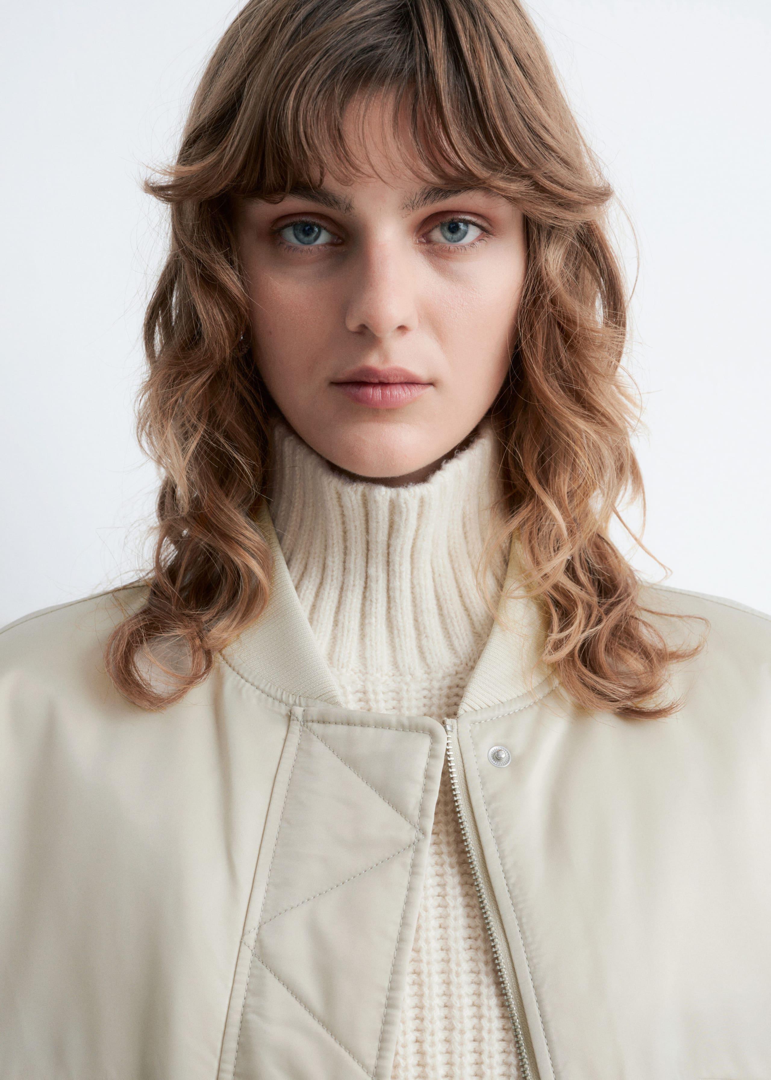 Image of Padded Bomber Jacket