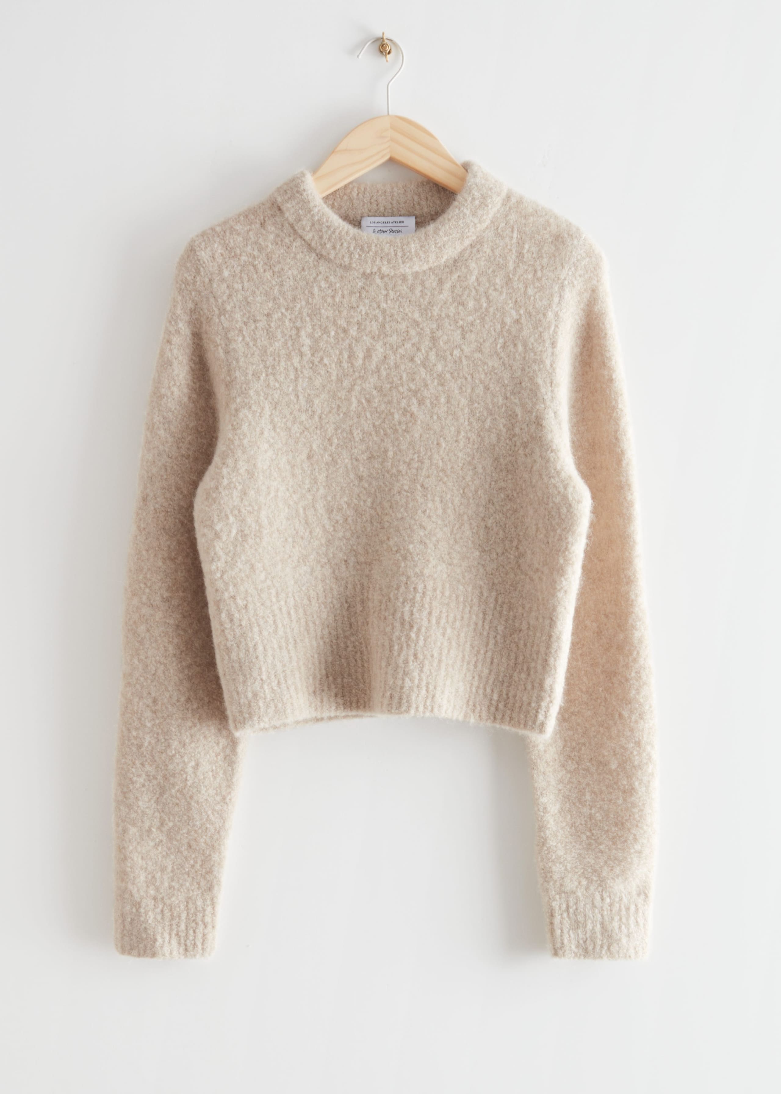 Boxy Pile Knit Sweater - Lilac - Bodegón