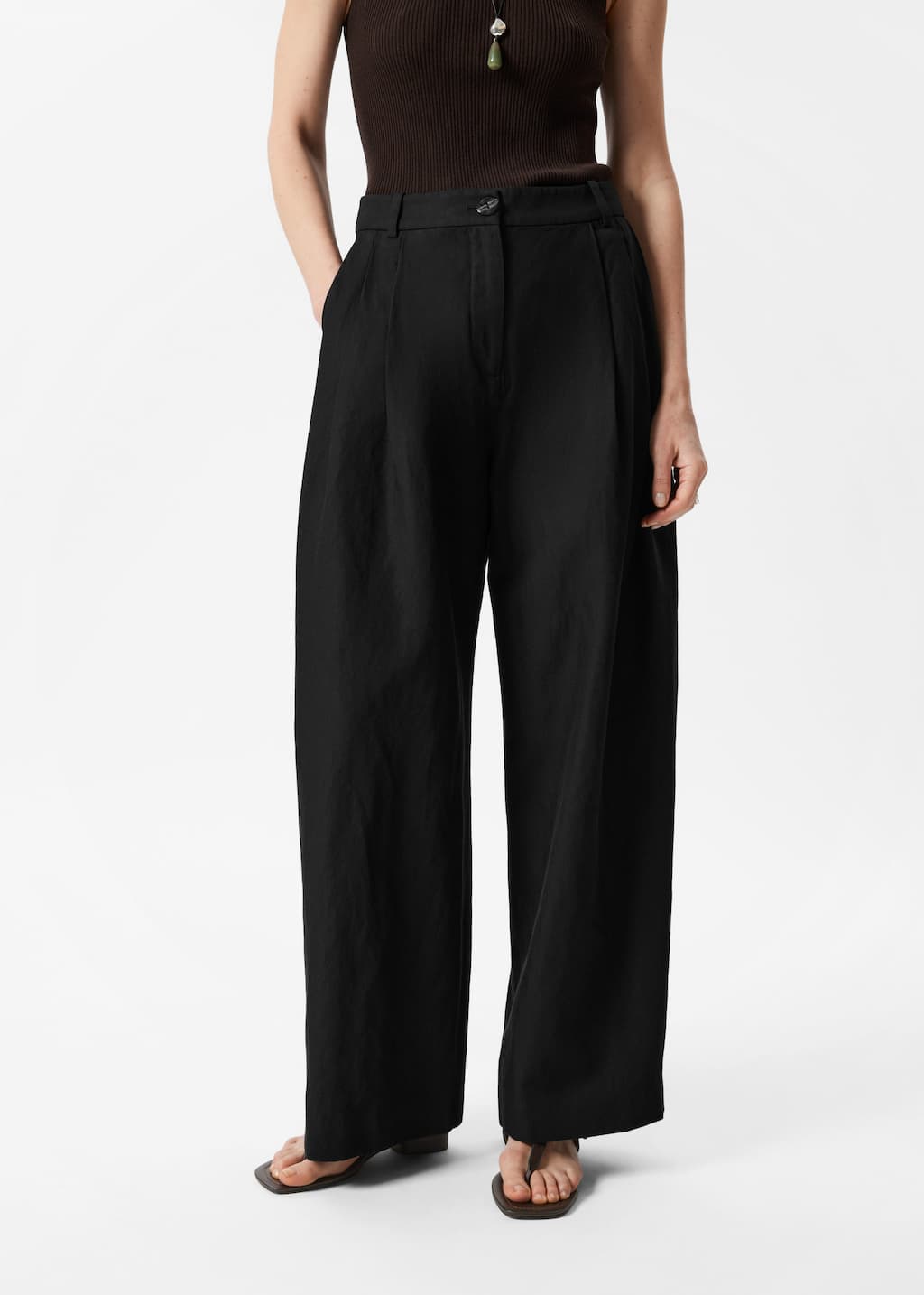 Image of Wide-Leg Trousers