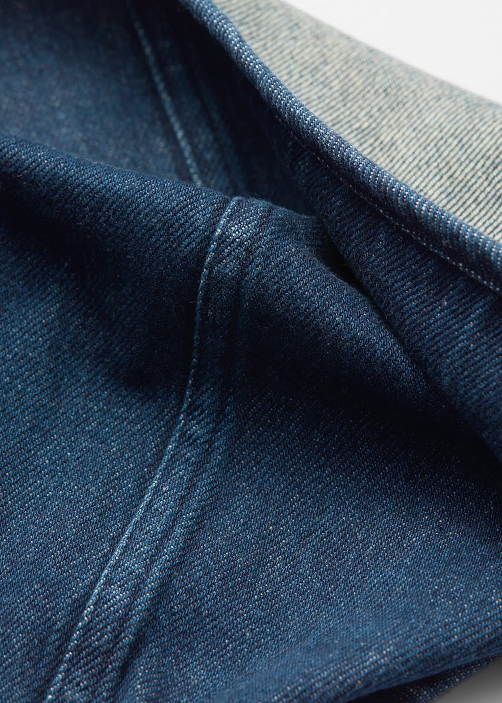 Image of Sciarpa triangolare in denim