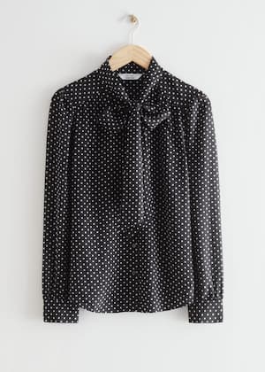 Black Polka Dots