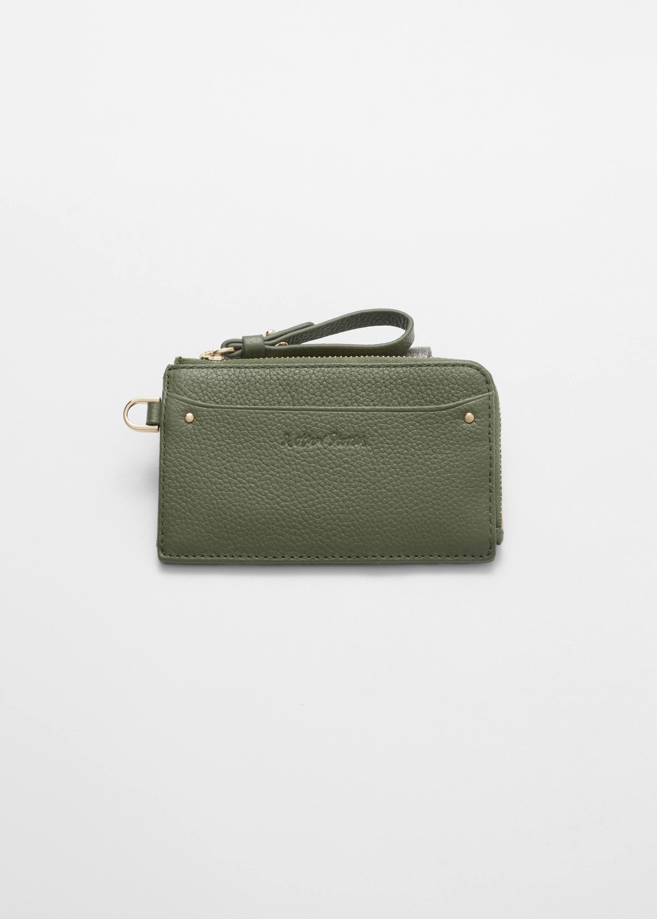 Zobacz większy obraz: Klasyczny skórzany portfel - Zielony khaki - ONA | H&M PL 1