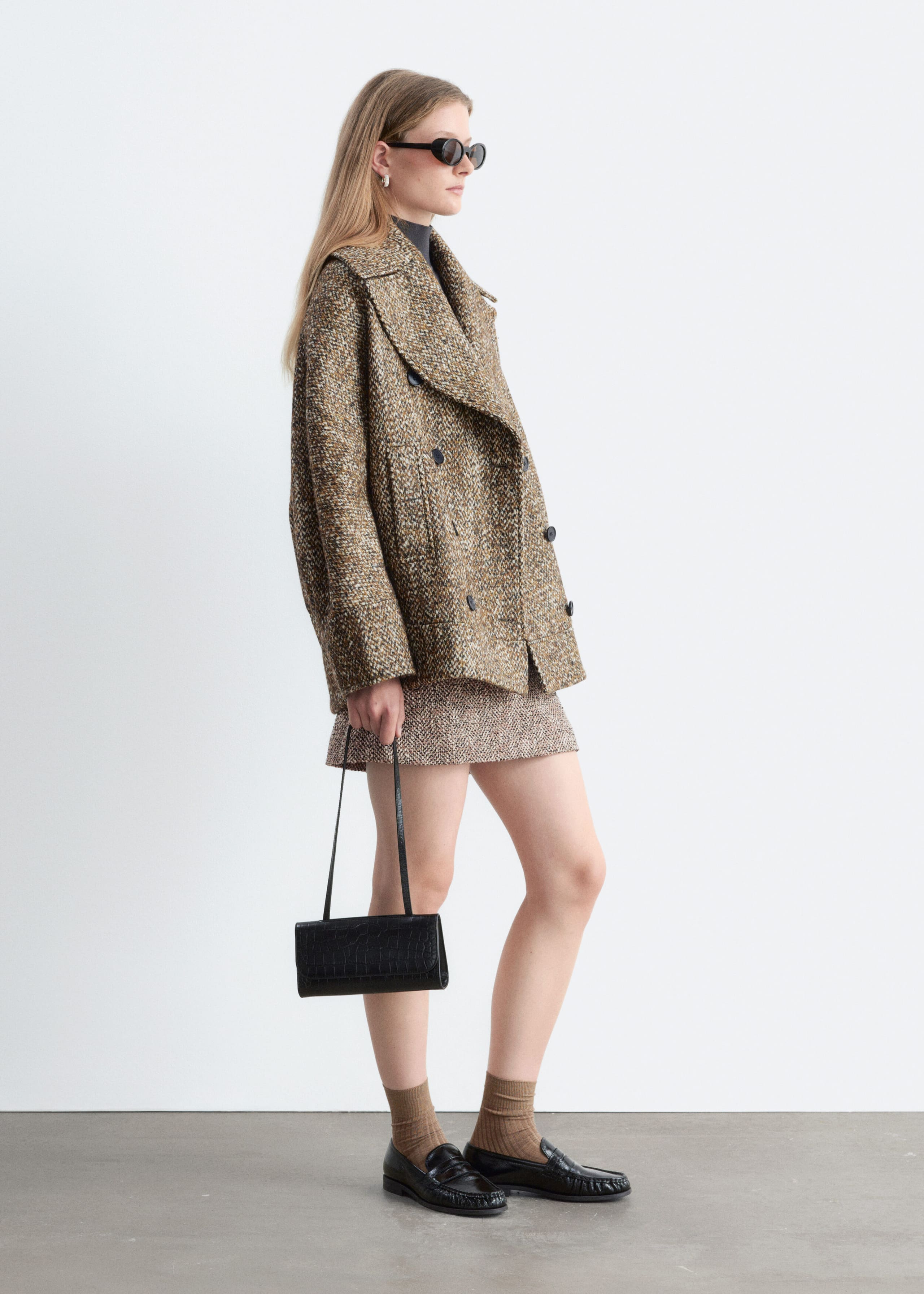 Caban oversize - Beige - Lookbook