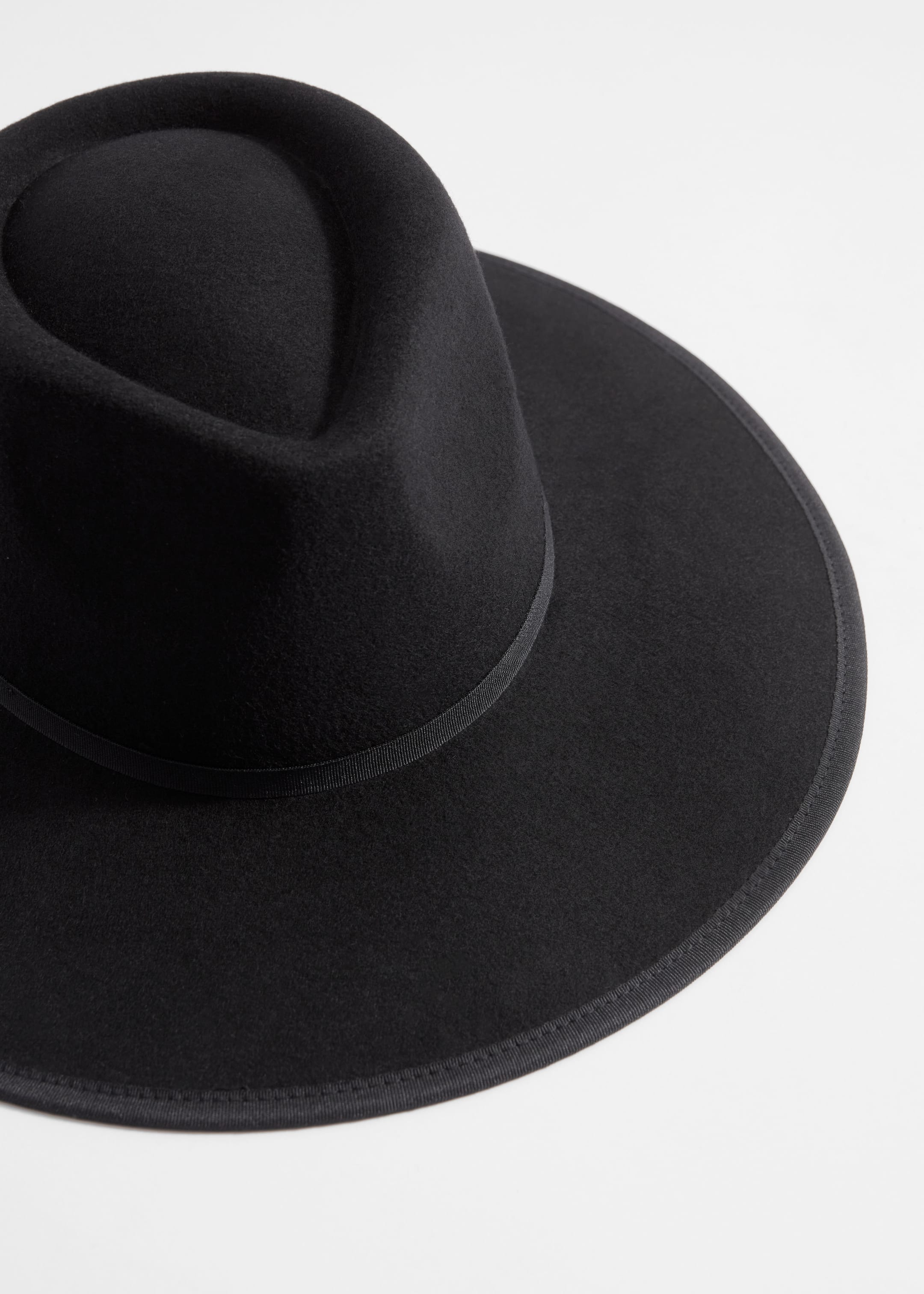 View larger image: Fedora Felt Hat - Black - Ladies | H&M GB 2