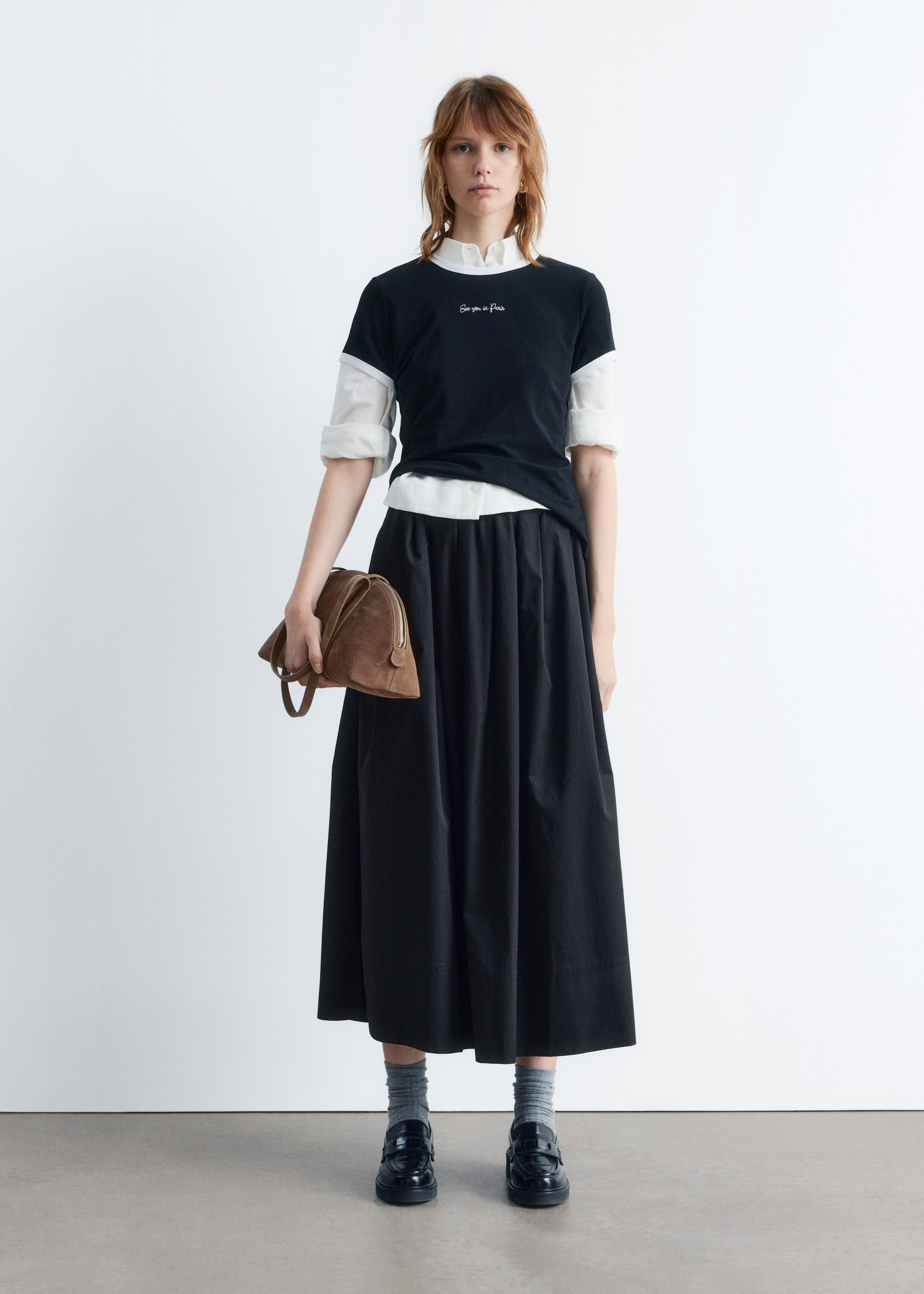 Grotere afbeelding bekijken: Geborduurd T-shirt - Zwart - DAMES | H&M NL 3