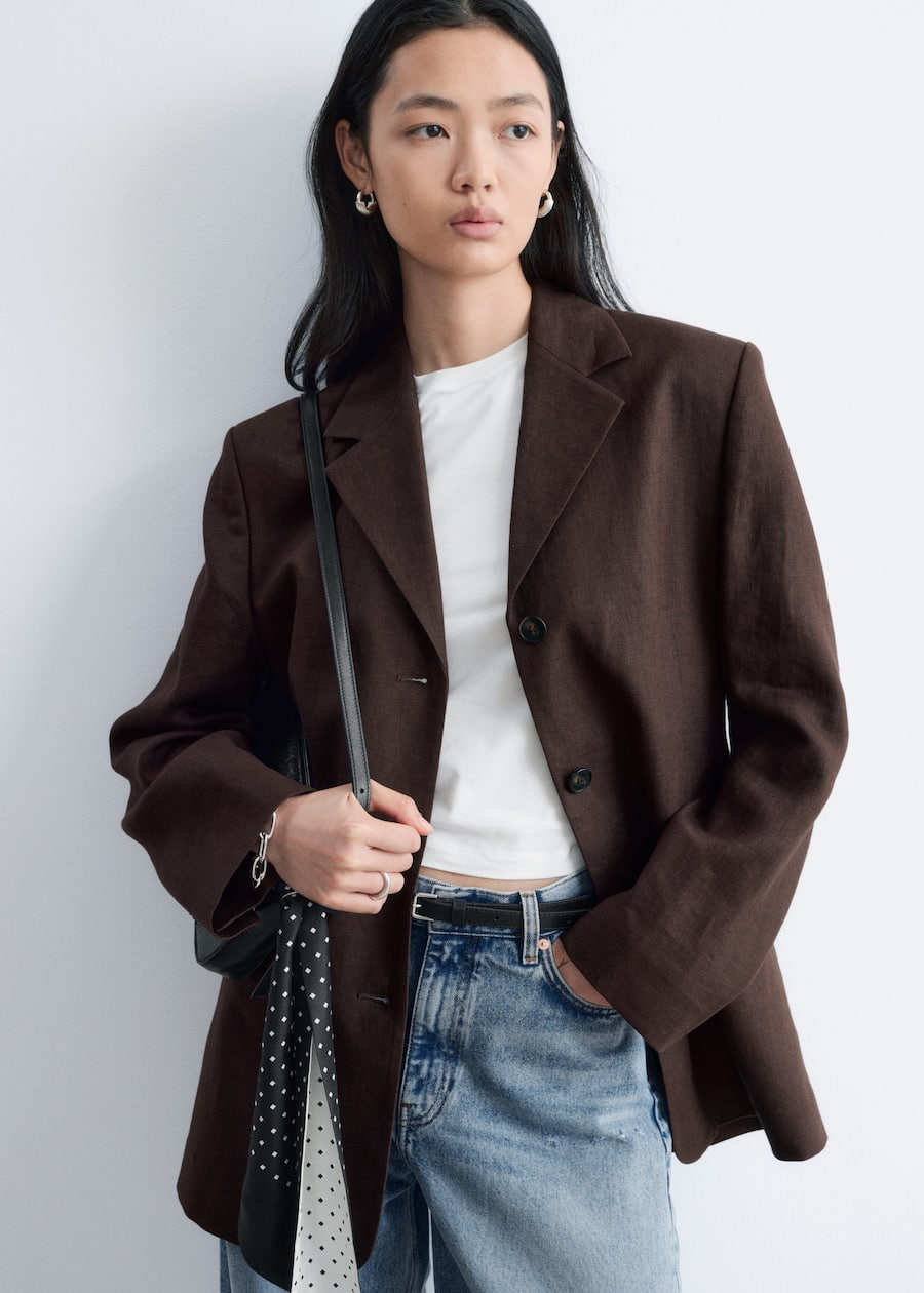 & Other Stories linen blazer – best affordable spring linen blazer for women 2026