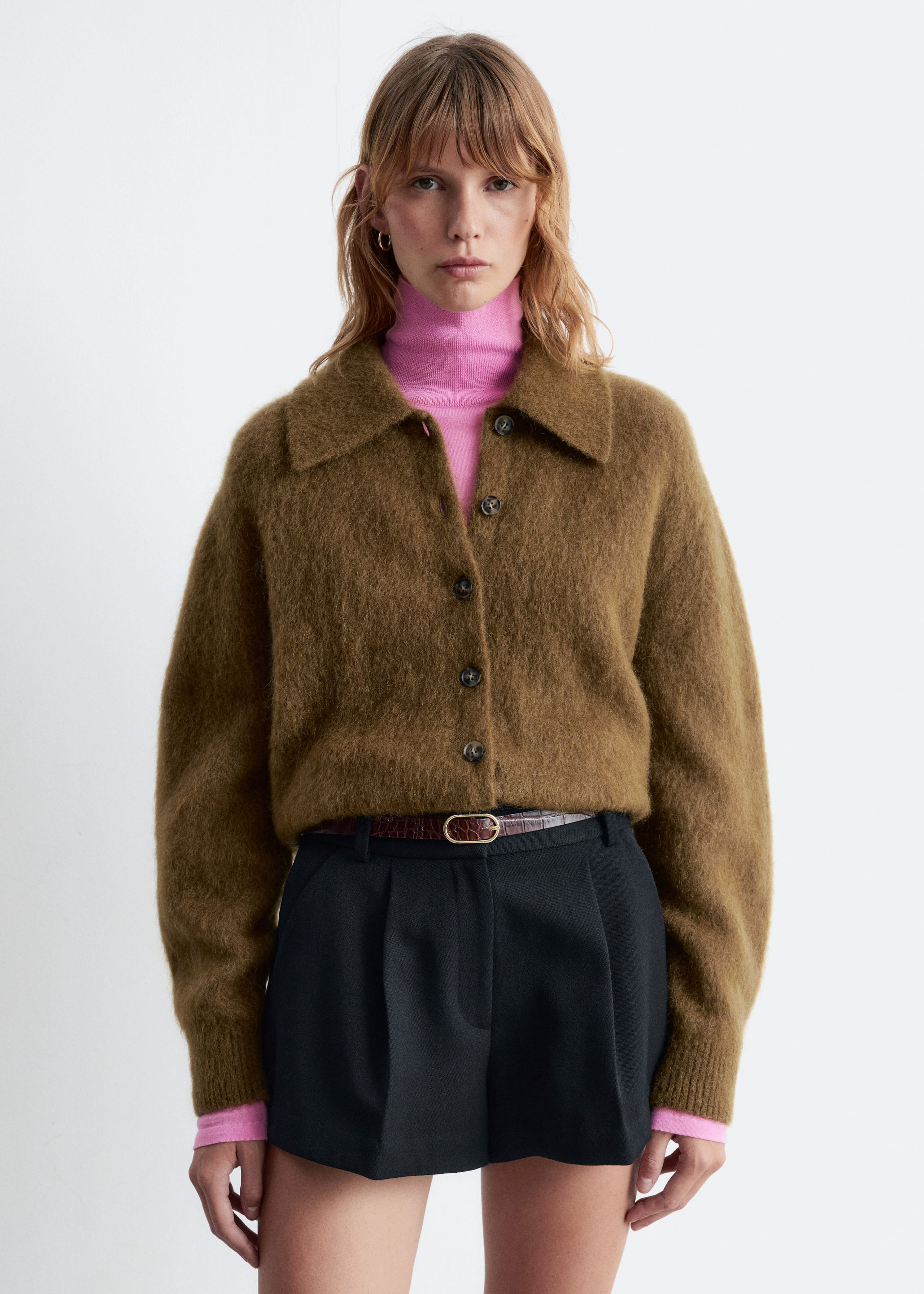 Image of Press-Crease Wool Shorts