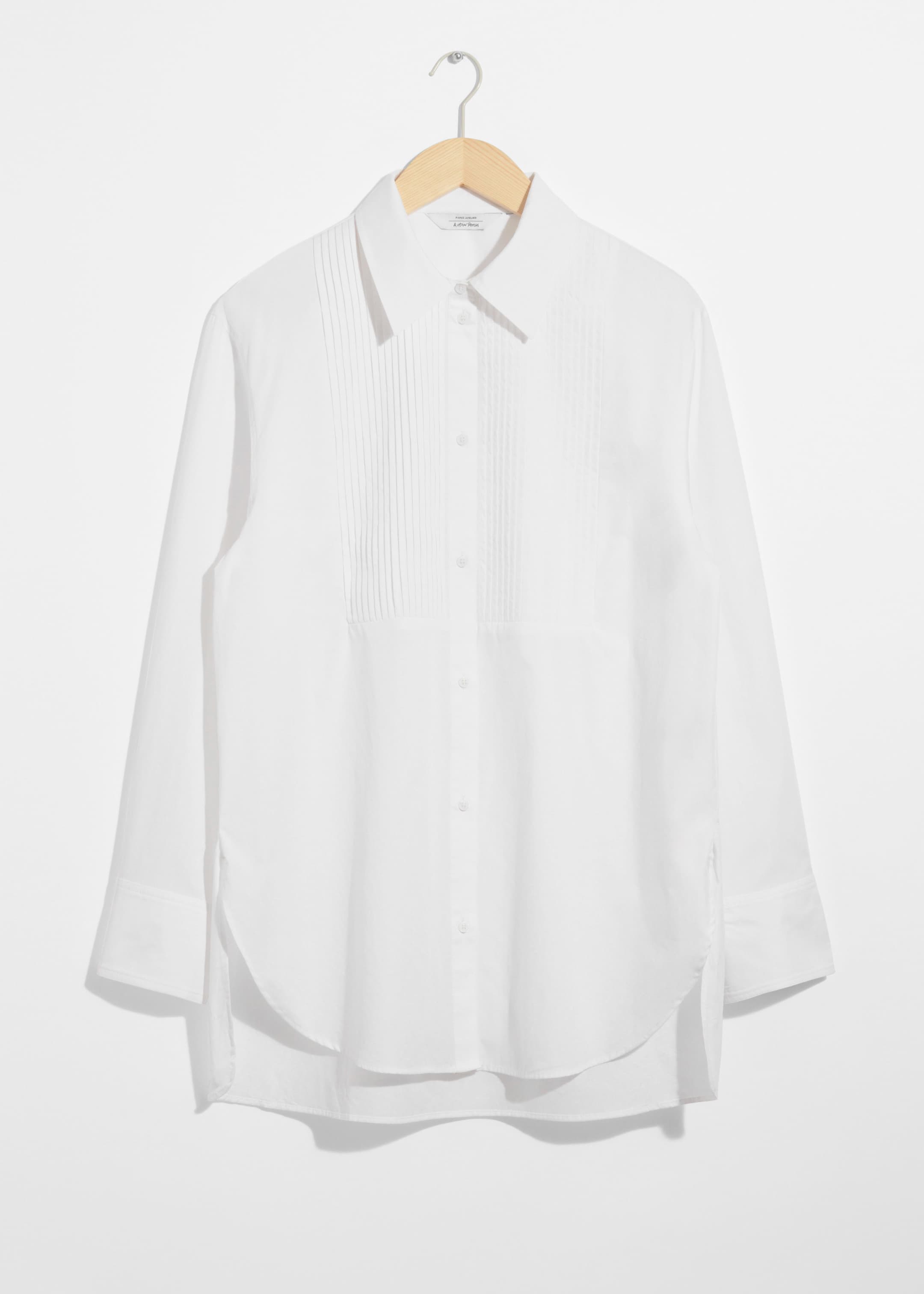 Größeres Bild ansehen: Hemd mit Falten - Weiß - Ladies | H&M DE 1