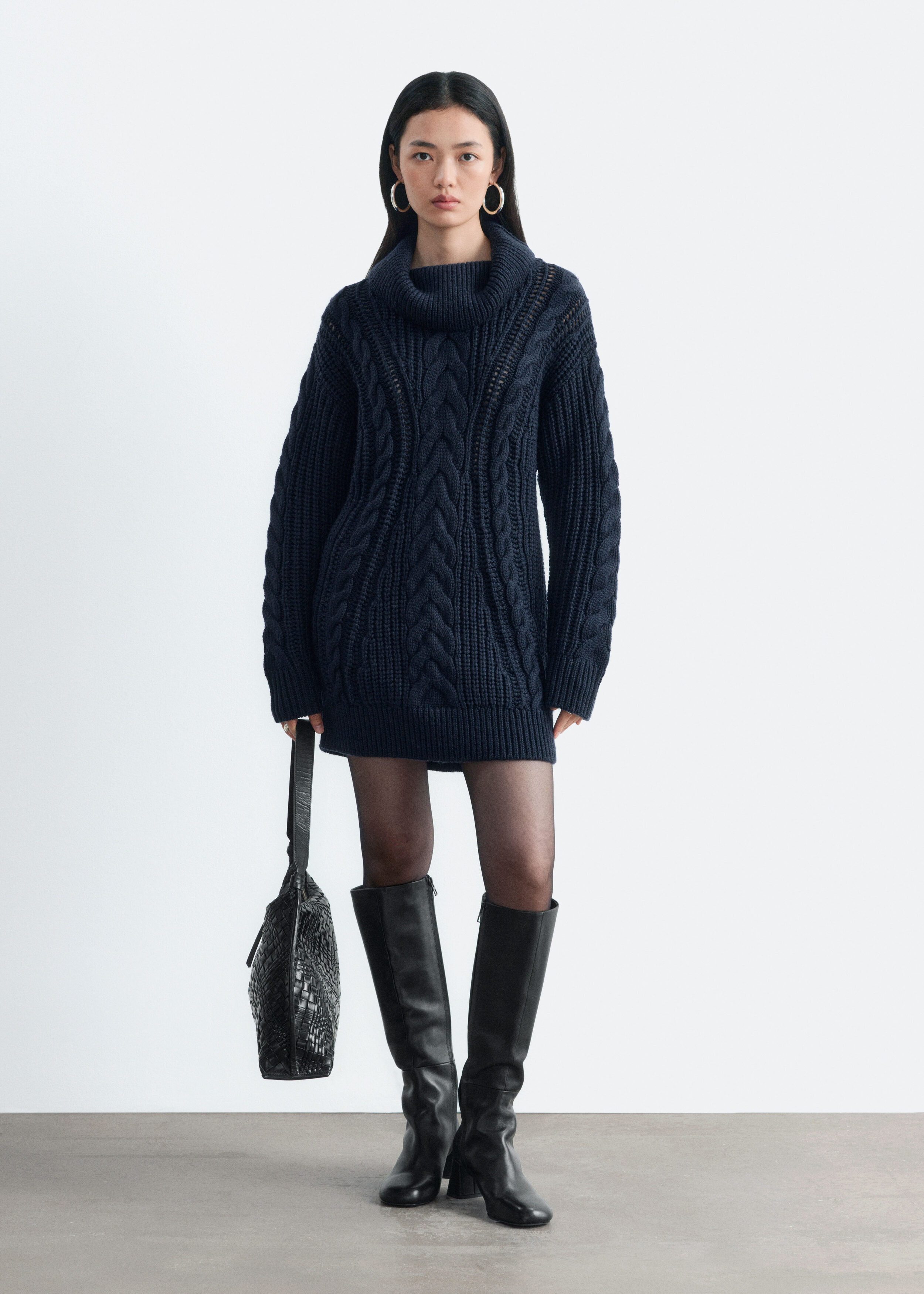 Chunky Cable-Knitf Dress by & Other Stories