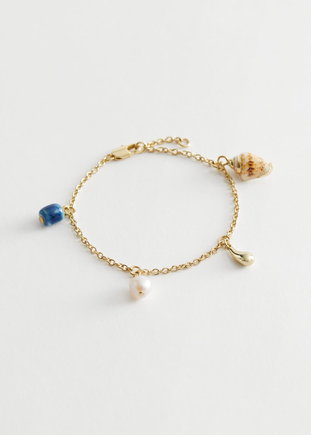Ocean Charm Bracelet - Gold - Natura morta