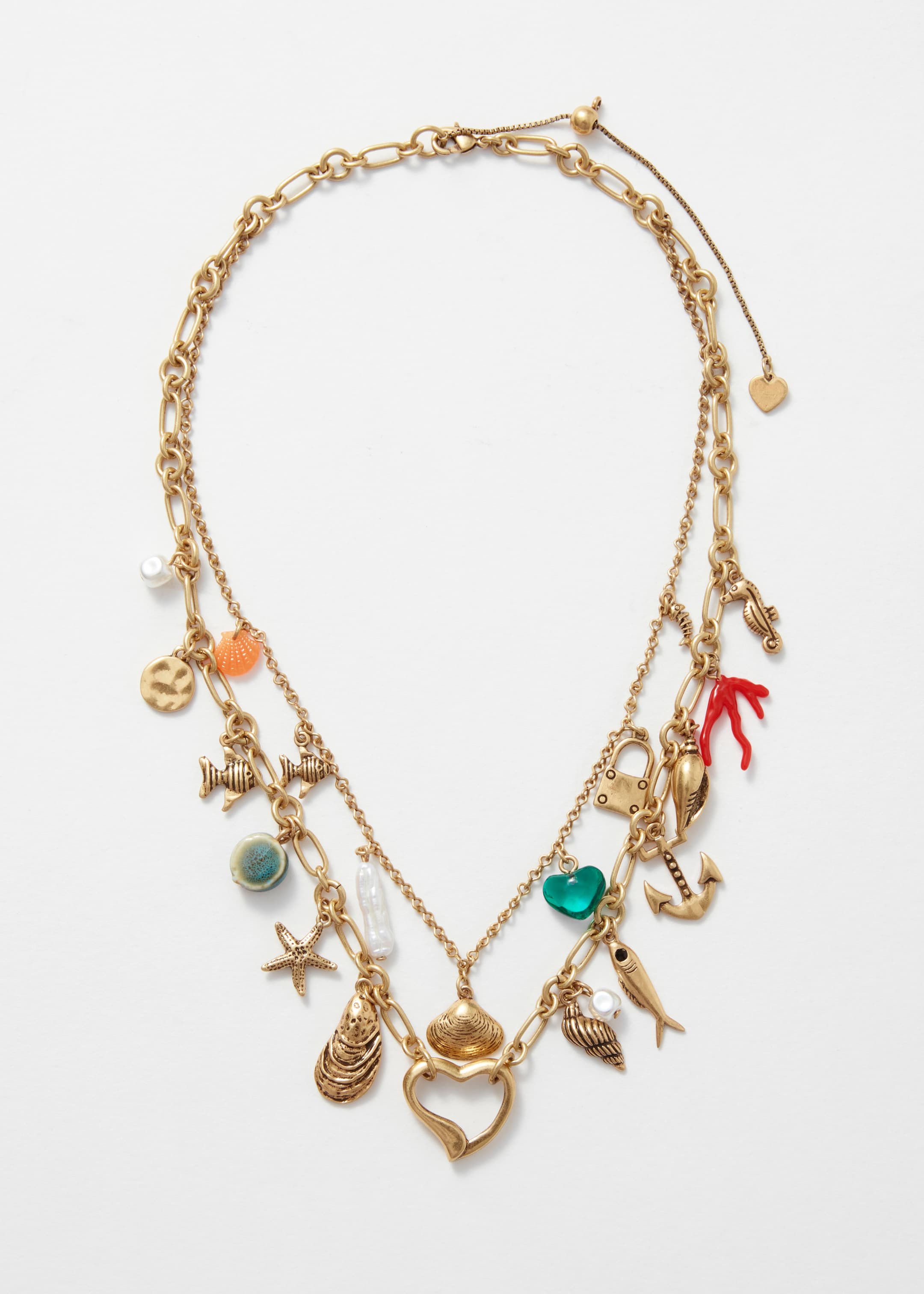Visualizza immagine più grande: Collana con charm a tema marino - Oro - DONNA | H&M IT 1