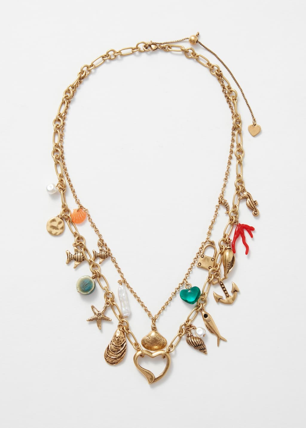 Sea-Themed Charm Necklace