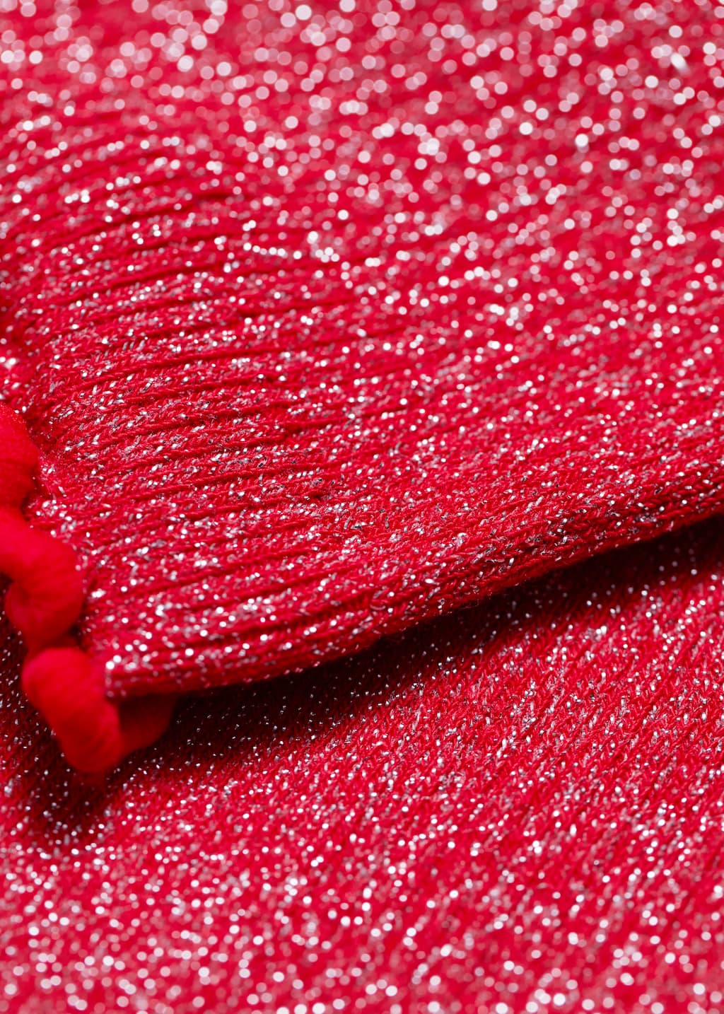 Glitzersöckchen mit Rüschen - {{variantName}} - Beschreibendes Detail