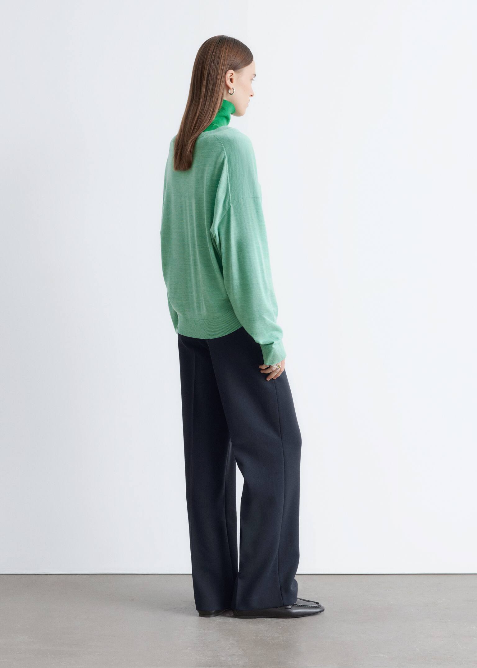 Kalhoty s puky - Navy/Tmavě zelená/Černá/Tmavě hnědá/Krémová/Tmavě červená - 3