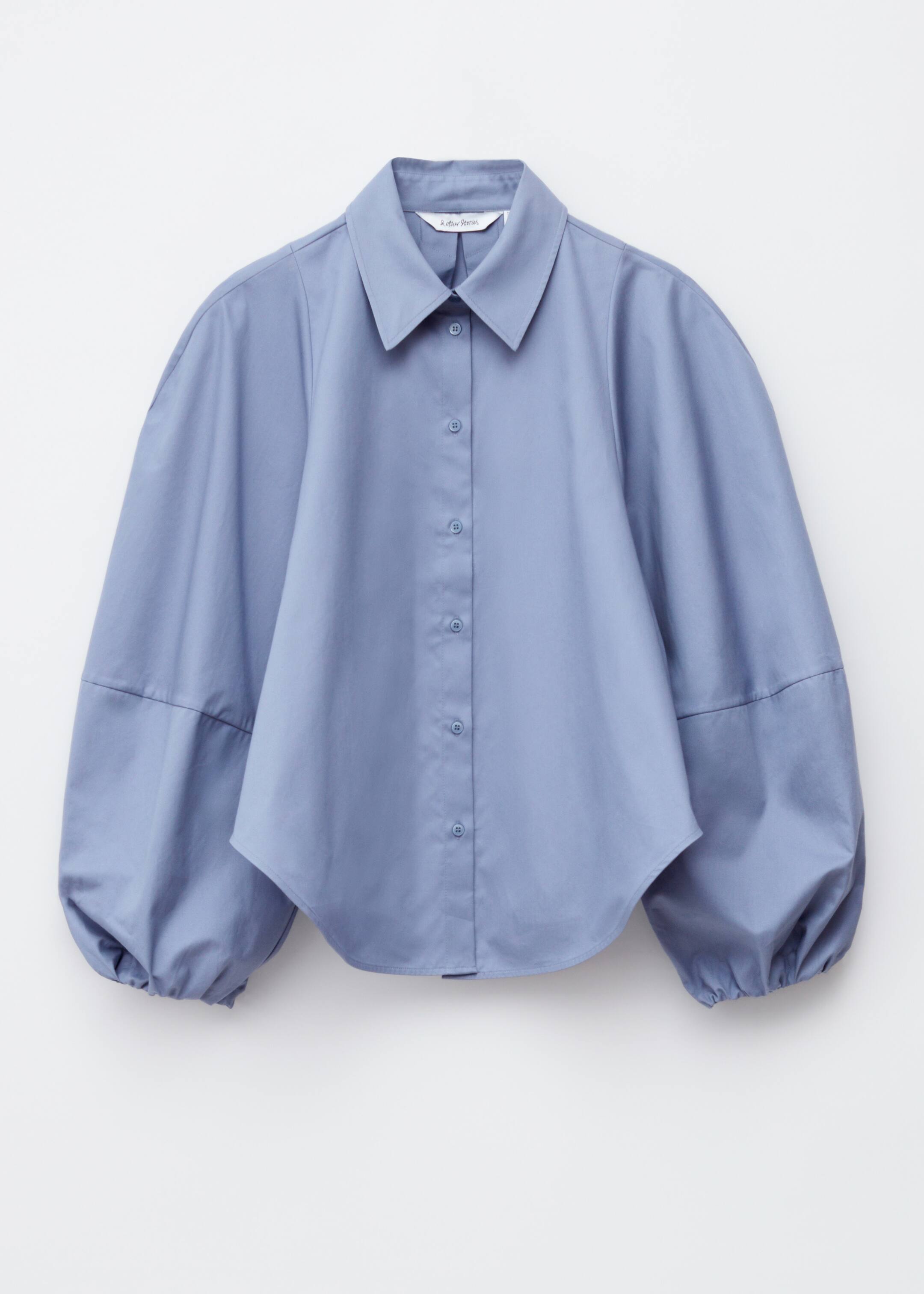 Agrandir l'image: Blouse ample à manches ballon - Bleu poudré - FEMME | H&M BE 6