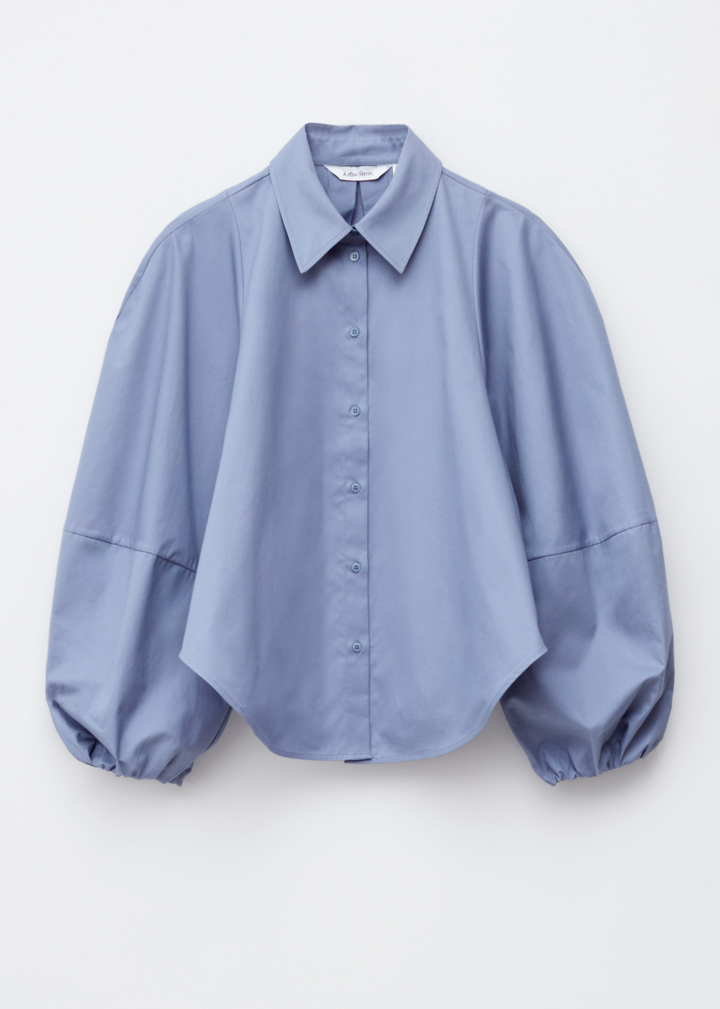 SHARE SPIRIT シャツ BALLOON BLOUSE Share Spirit Silk Long Sleeve Blouse Balloon Sleeves