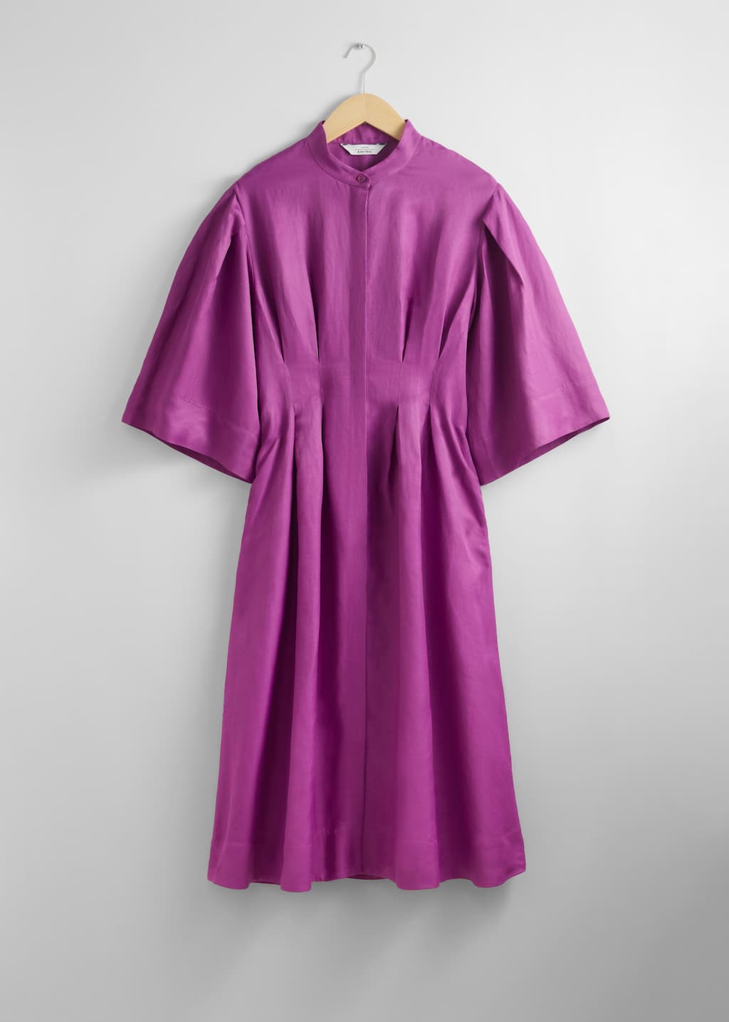 Robe midi à manches larges - Violet - Still Life