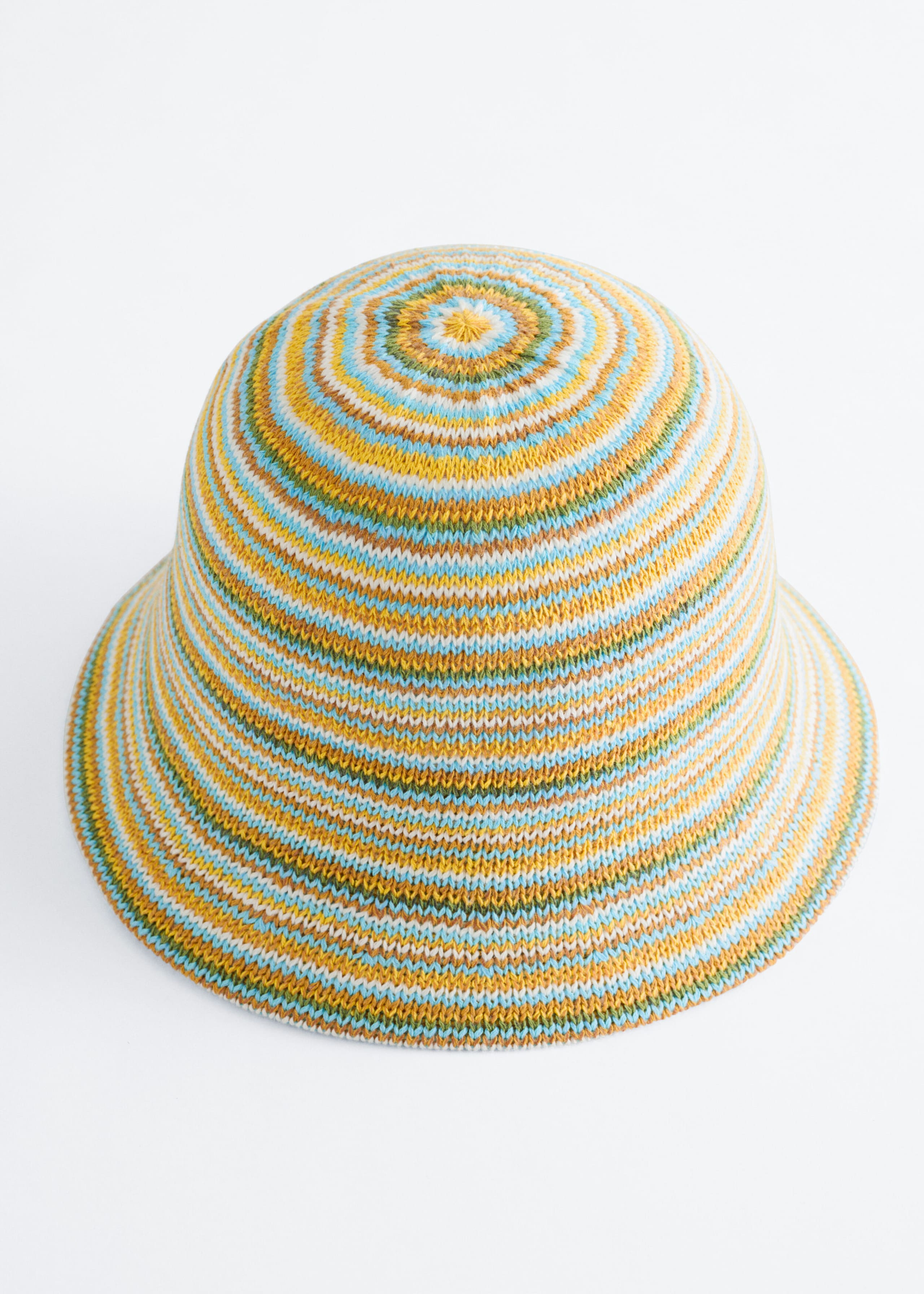 Crochet Bucket Hat - Yellow/Multi Colour - Still Life